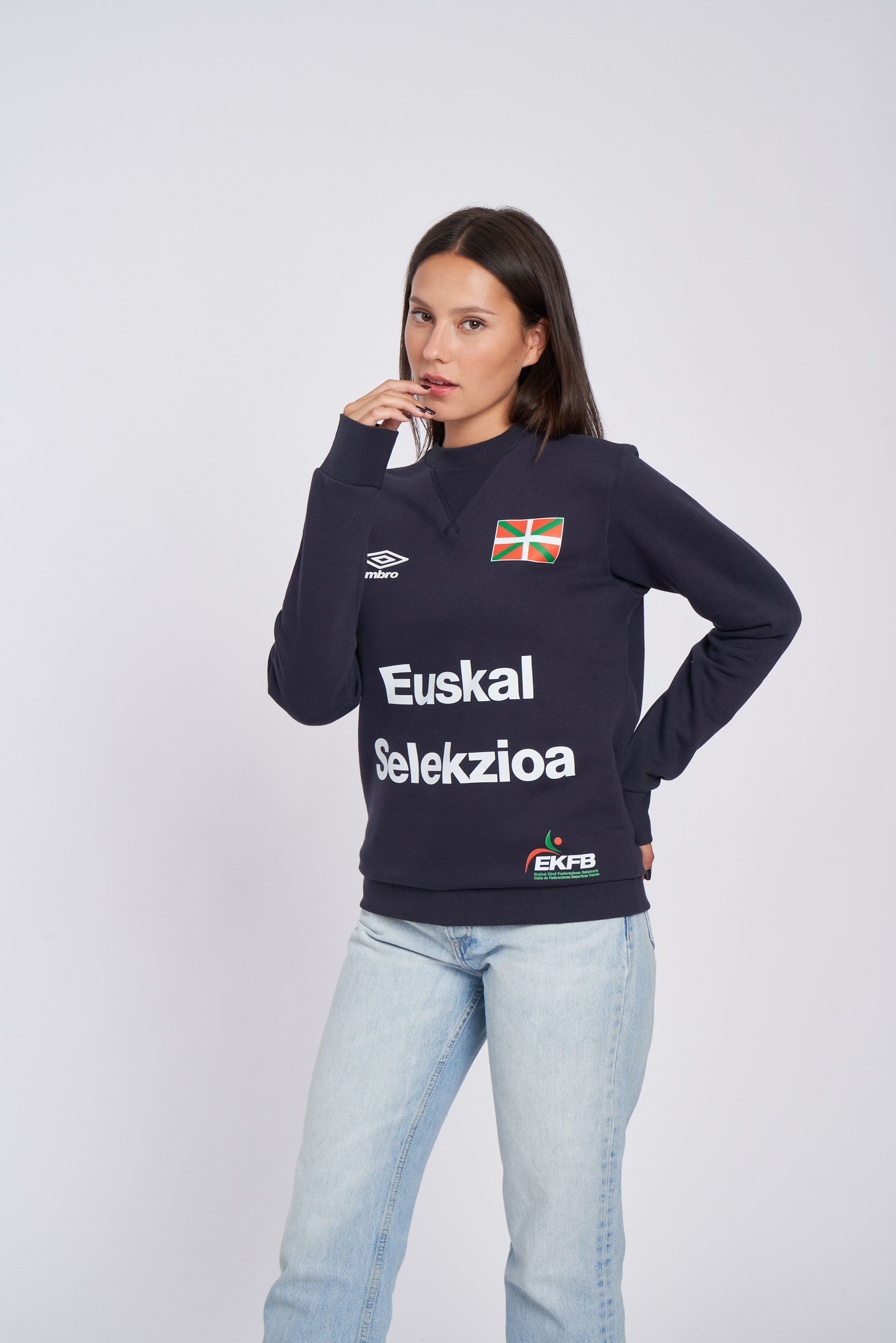 Euskal Selekzioa Walking/22 Fleece Sweat Adulto