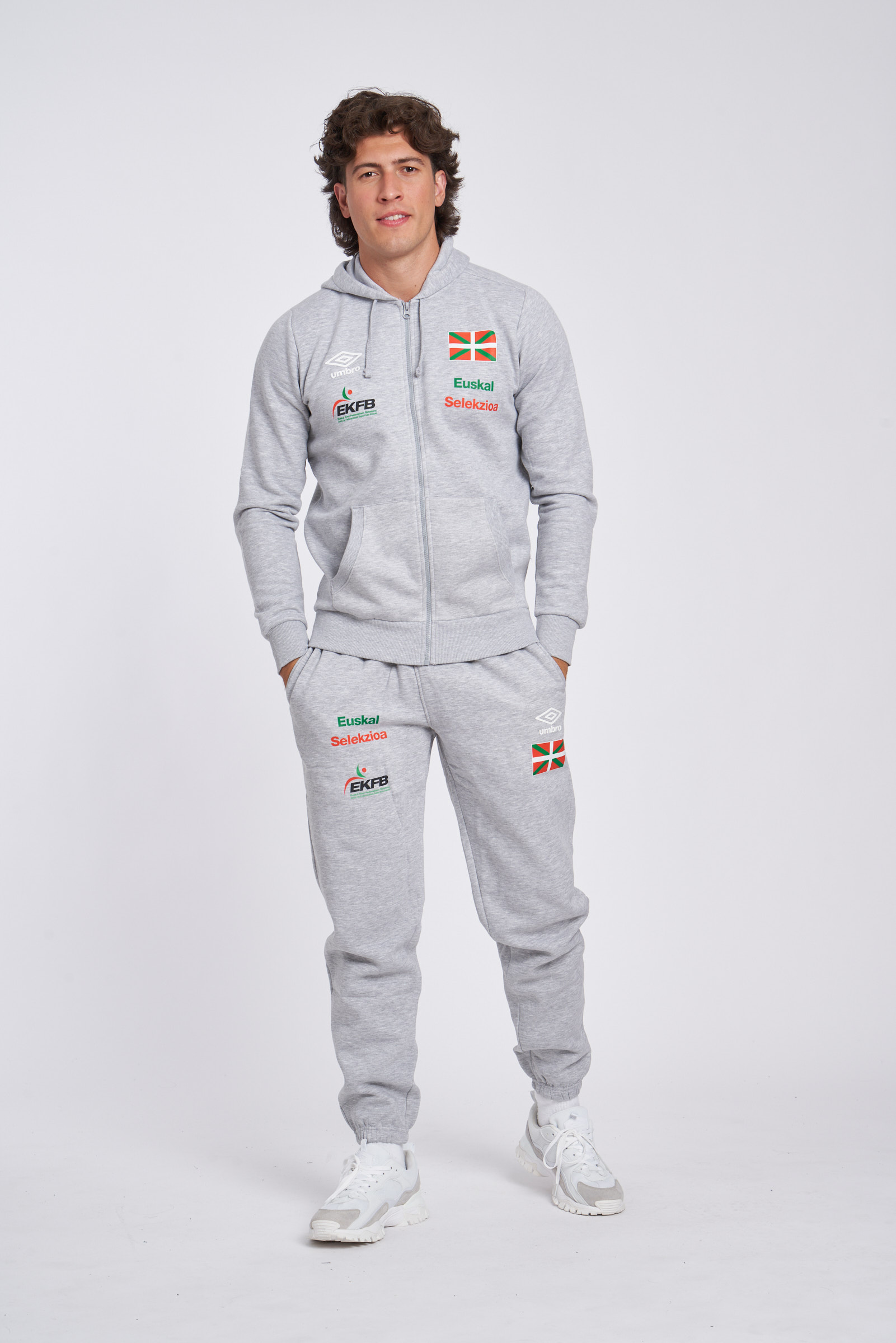 EUSKAL SELEKZIOA WALKING/22 FLEECE JOGGER GREY ADULTO