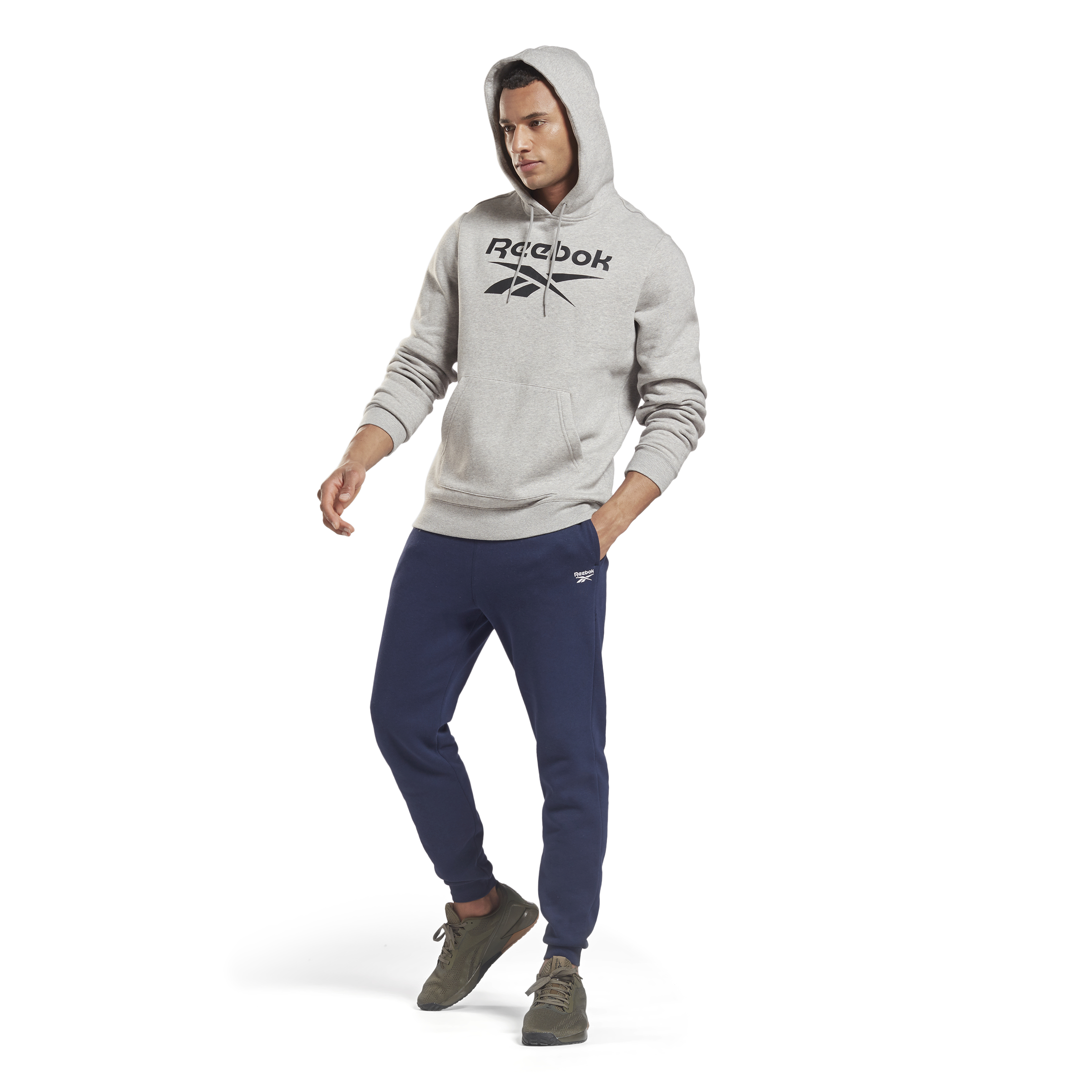 Sudadera Reebok Identity Gris
