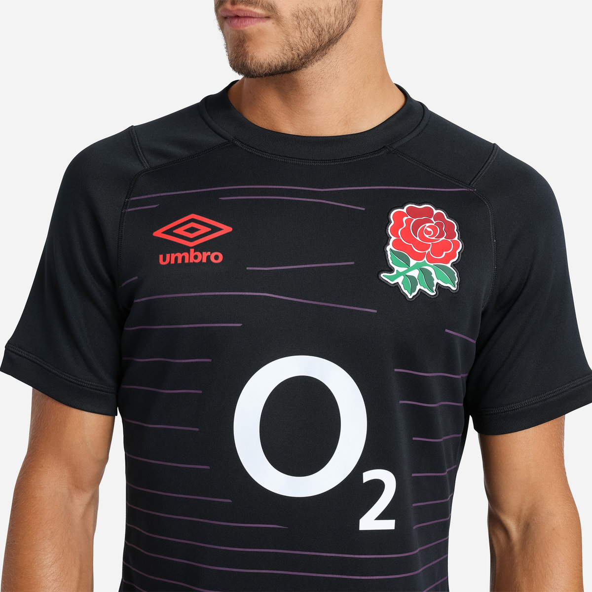 Camiseta Umbro England Rugby 22/23 Alternate Replica Jersey S/S