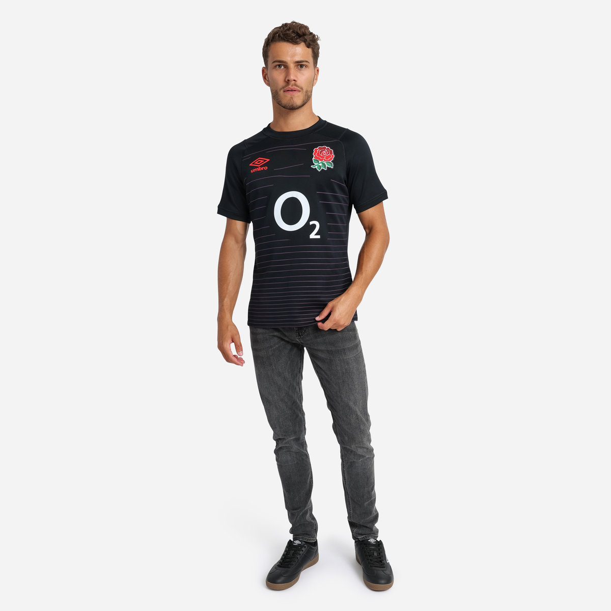 Camiseta Umbro England Rugby 22/23 Alternate Replica Jersey S/S