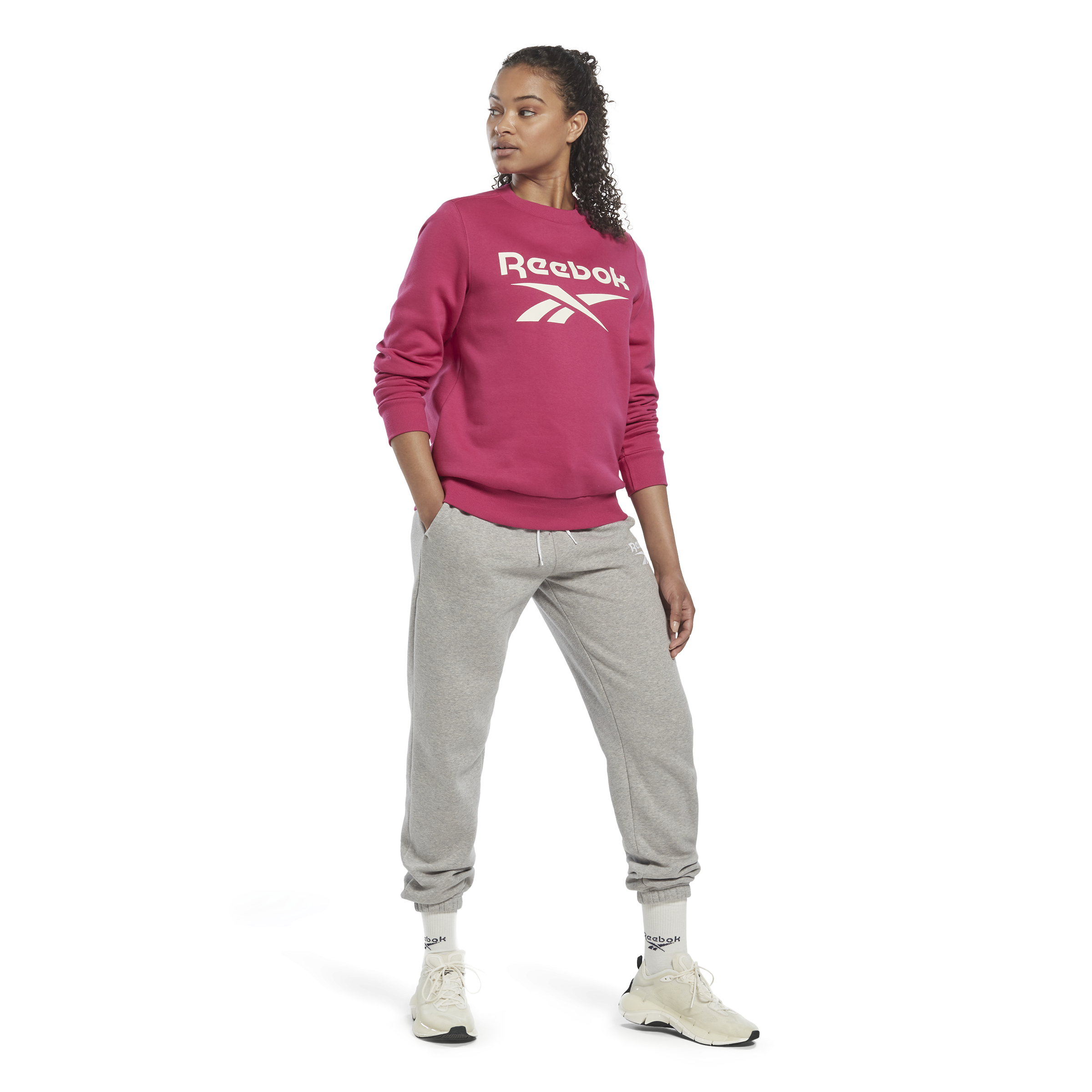 Sudadera Reebok Identity Rosa
