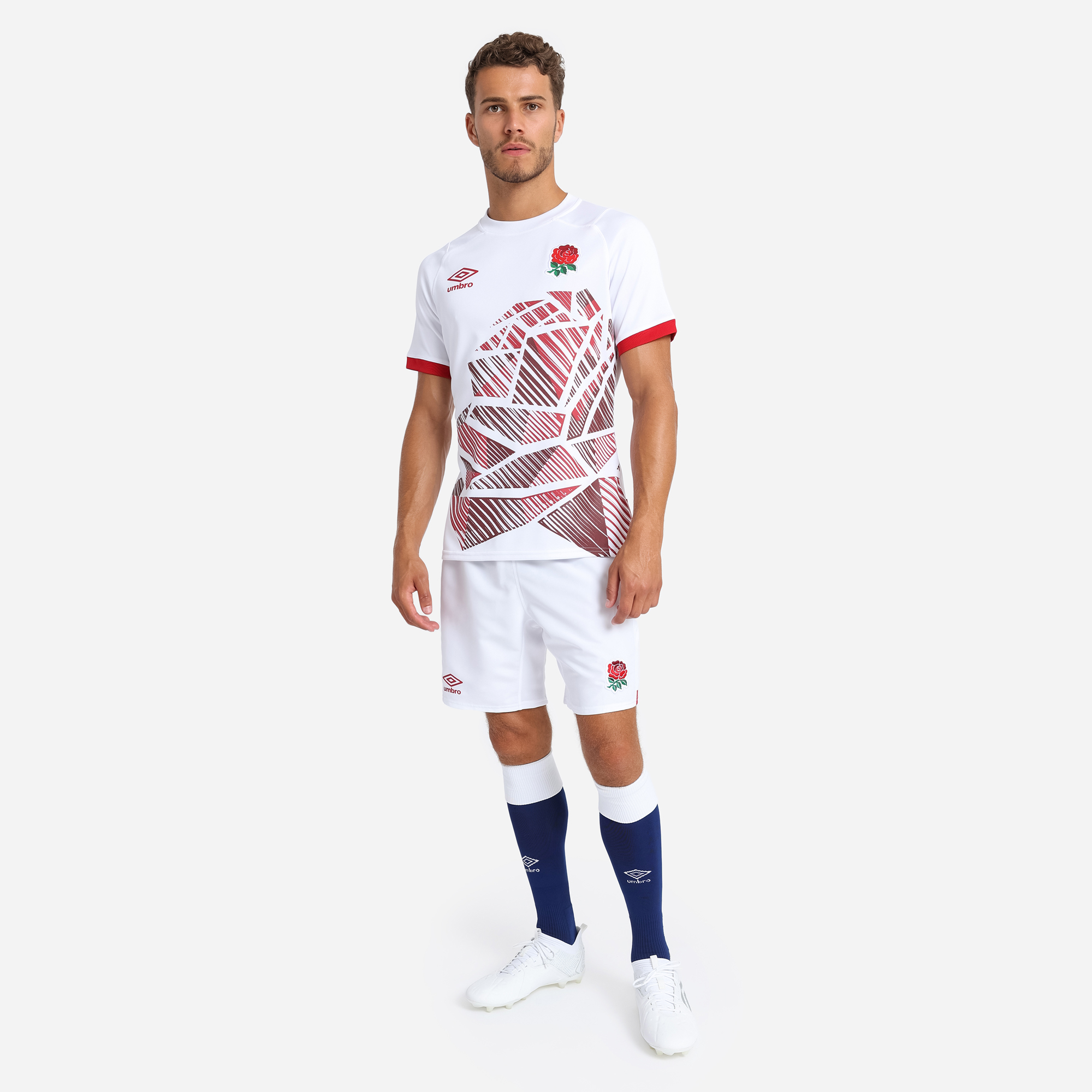 Camiseta Umbro Rugby England Home 7S Replica Jersey S/S