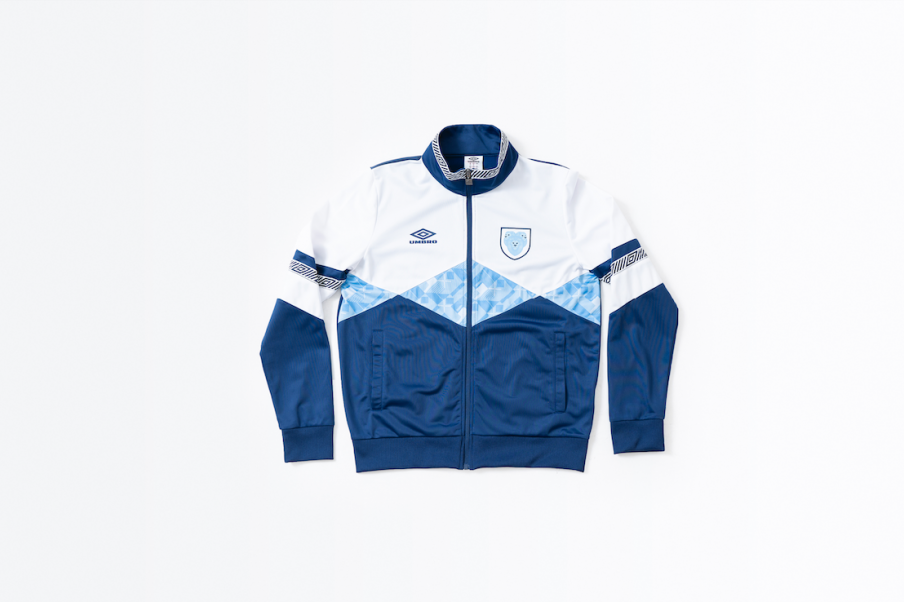 Chaqueta Umbro Track Top - England Medieval Blue / Brilliant White / Vista Blue