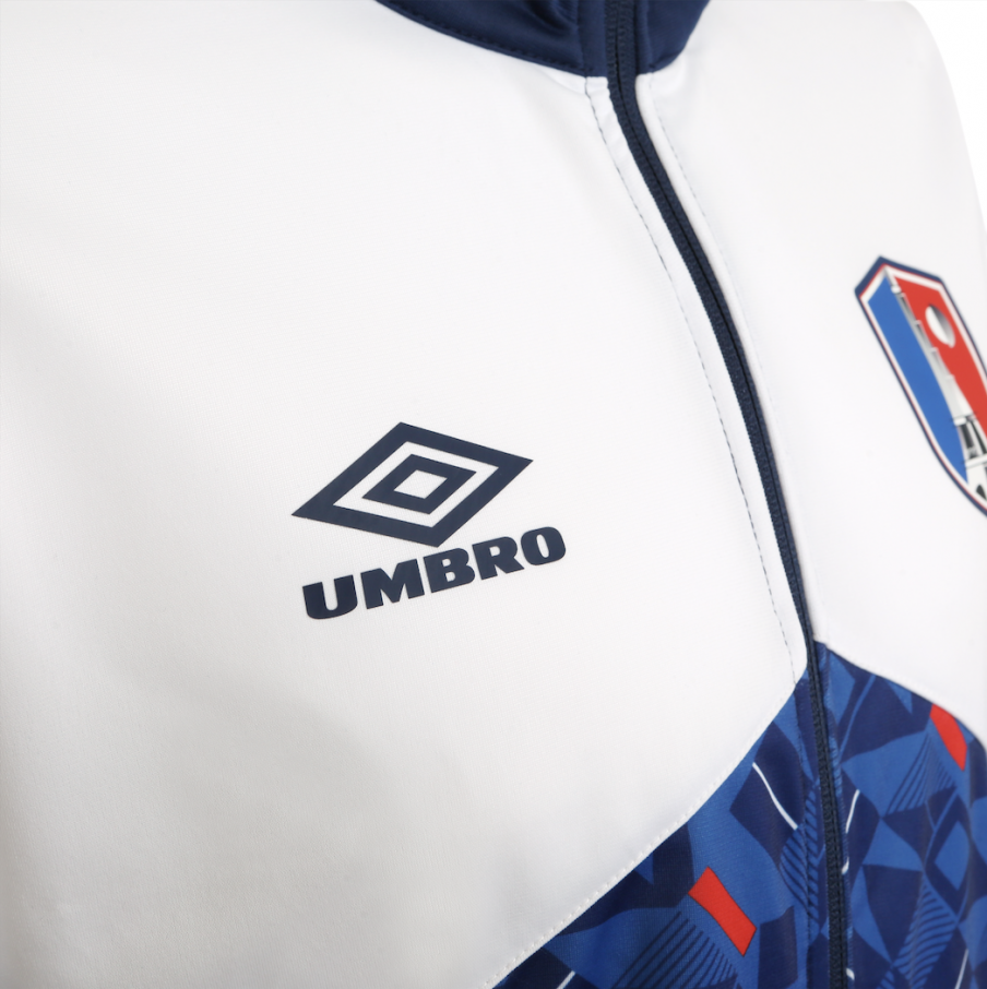 Chaqueta Umbro Track Top - France Medieval Blue / Brilliant White / Regal Blue