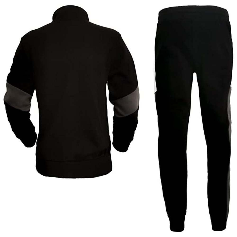 Chandal Umbro Fullzip Tracksuit Black / Dark Gray / White