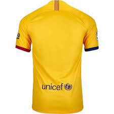 Camiseta Nike FCB 19/20 Amarilla