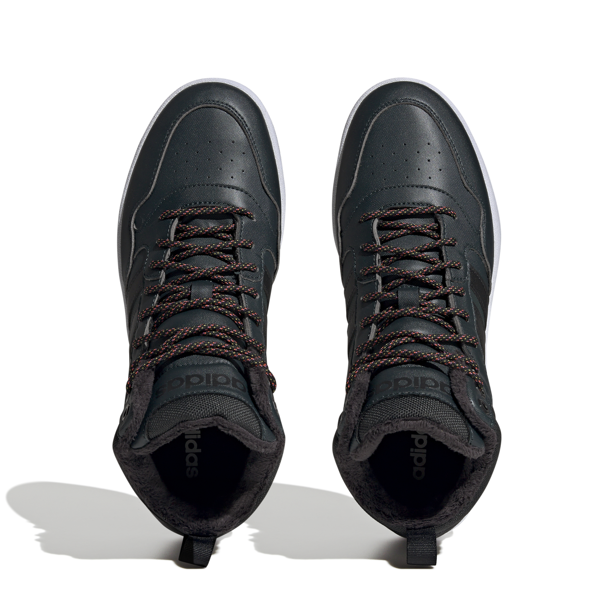 Zapatilla Adidas Hoops 3.0 Mid Negra