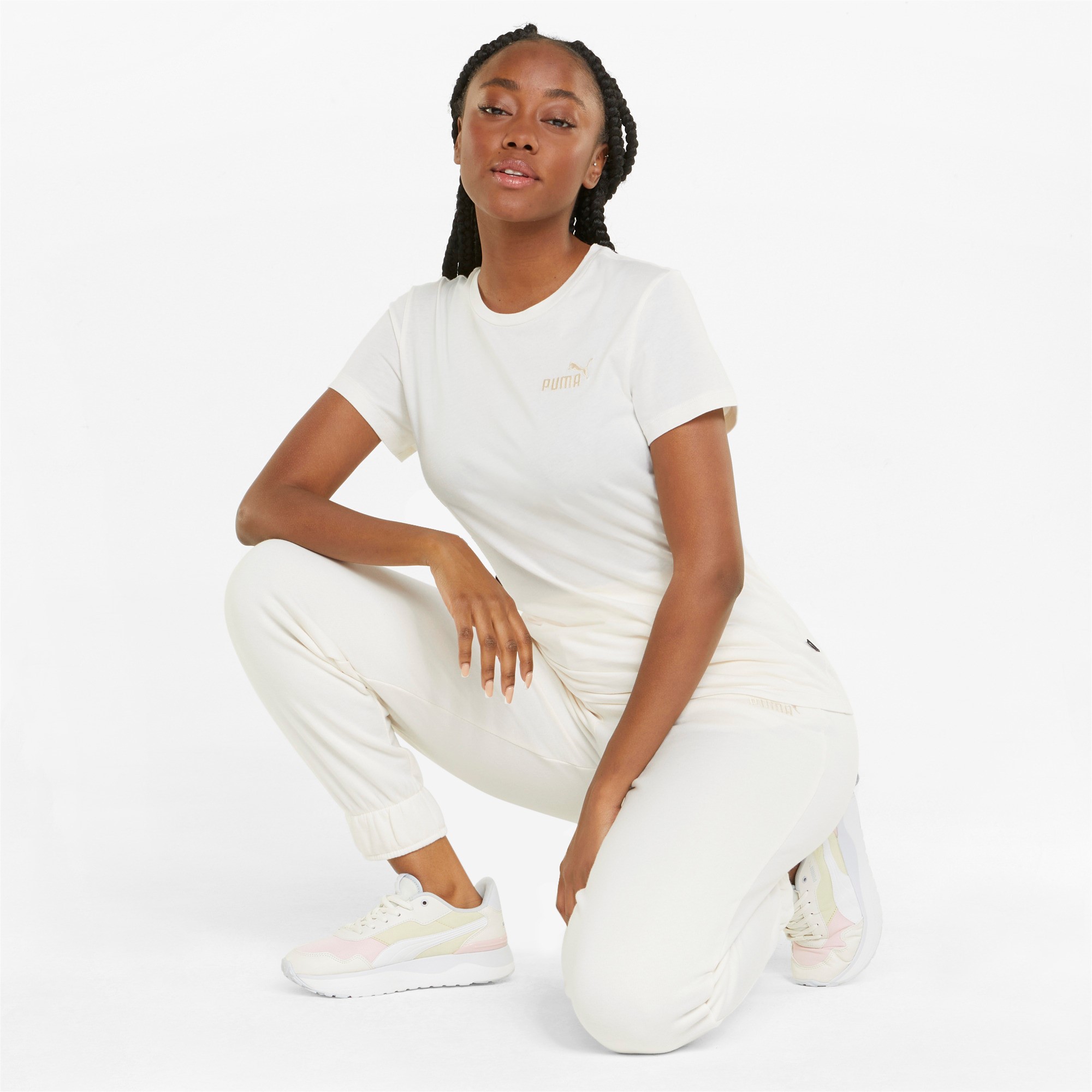 Camiseta Puma Ess+ Blanca