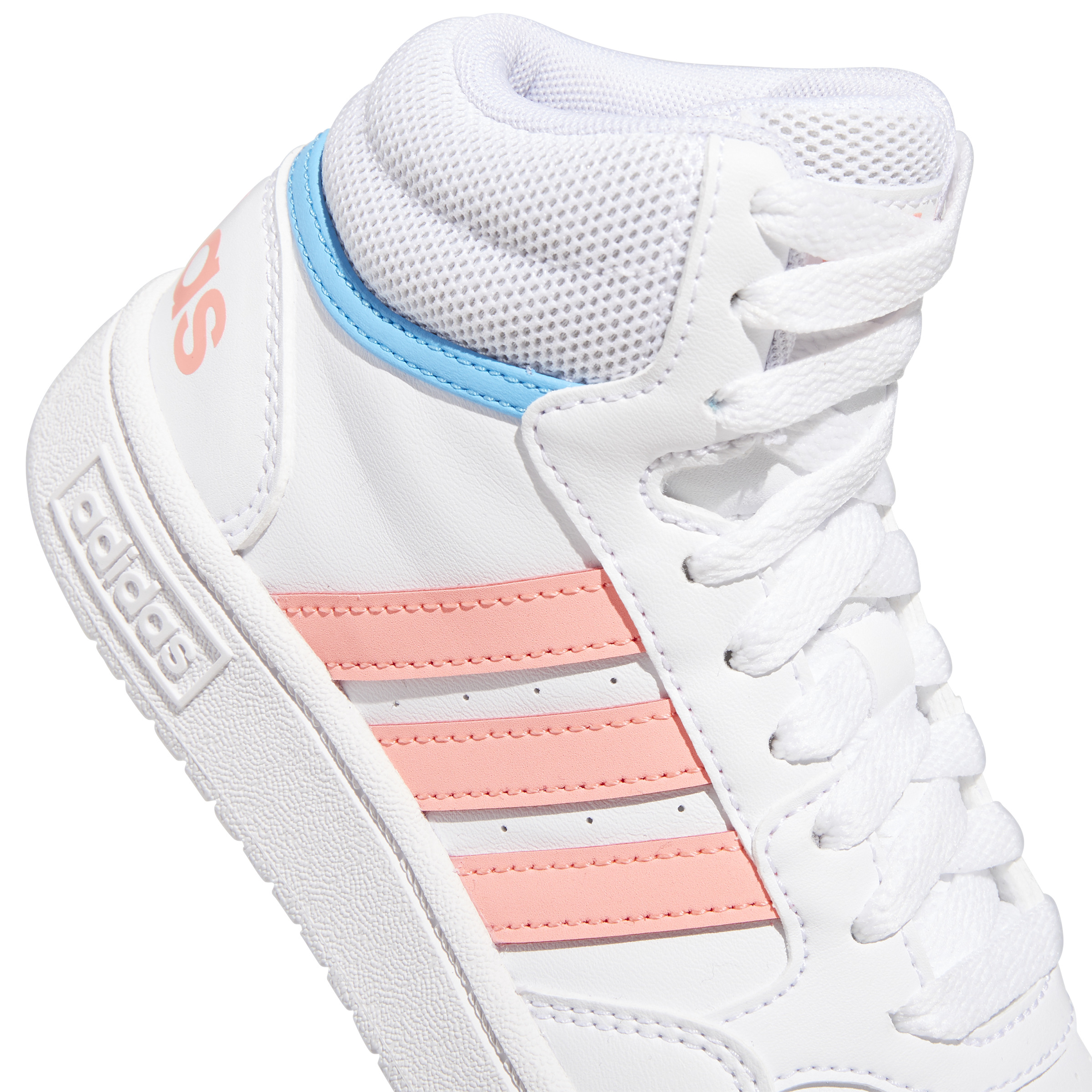 Zapatilla Adidas Hoops Mid 3.0 Blanca