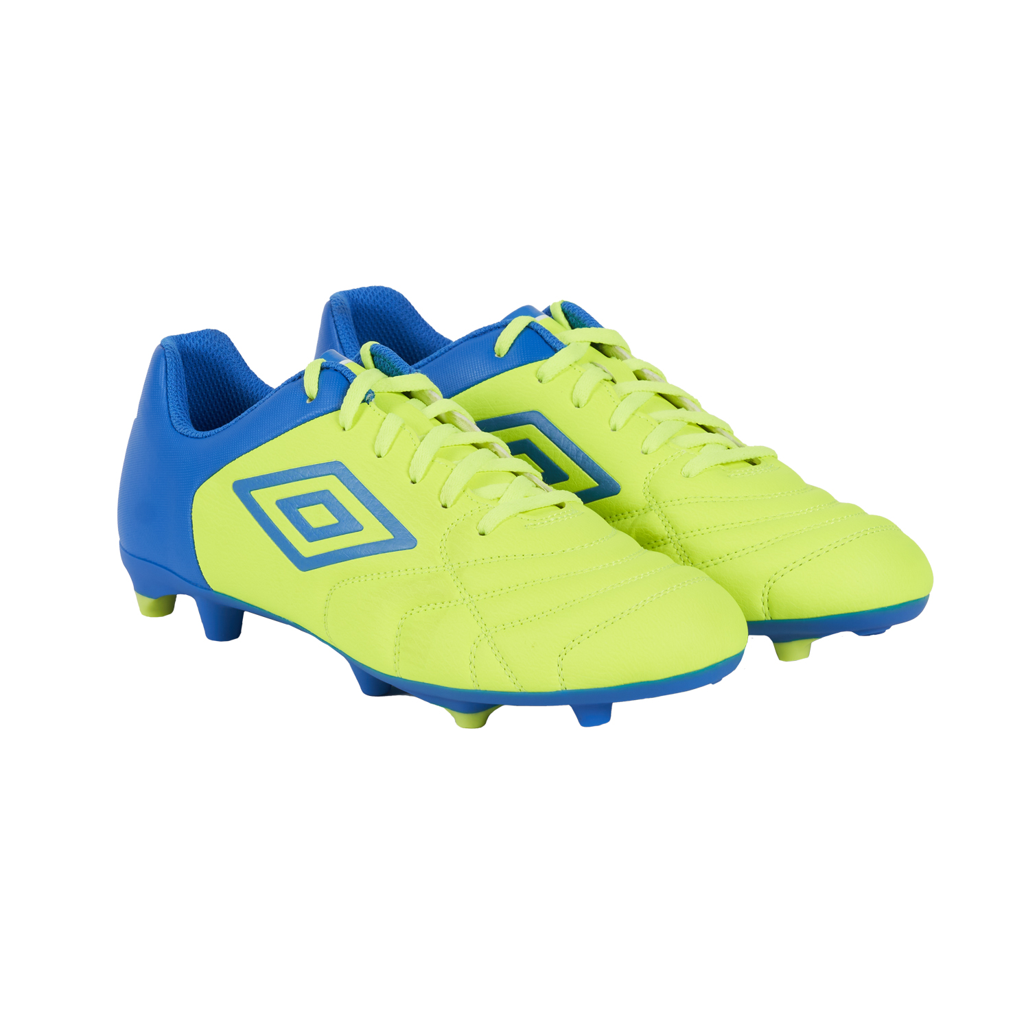 Bota de Fútbol Umbro Classico XI FG Safety Yellow / Regal Blue / White - JNR
