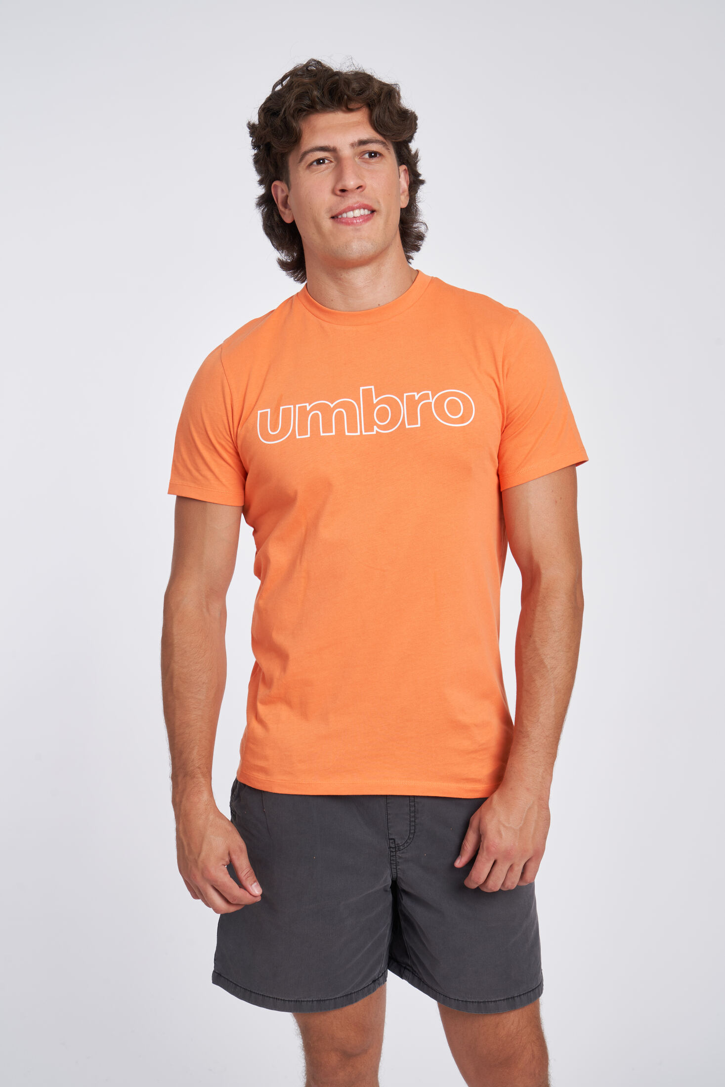 CAMISETA UMBRO FW LINEAR LOGO GRAPHIC TEECORAL ROSE