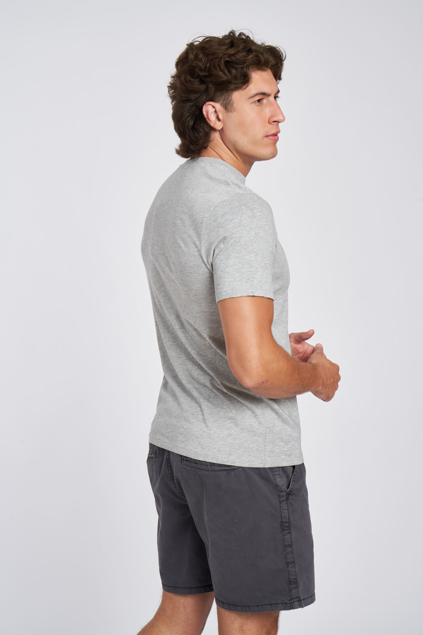 CAMISETA UMBRO FW LINEAR LOGO GRAPHIC TEEGREY MARL