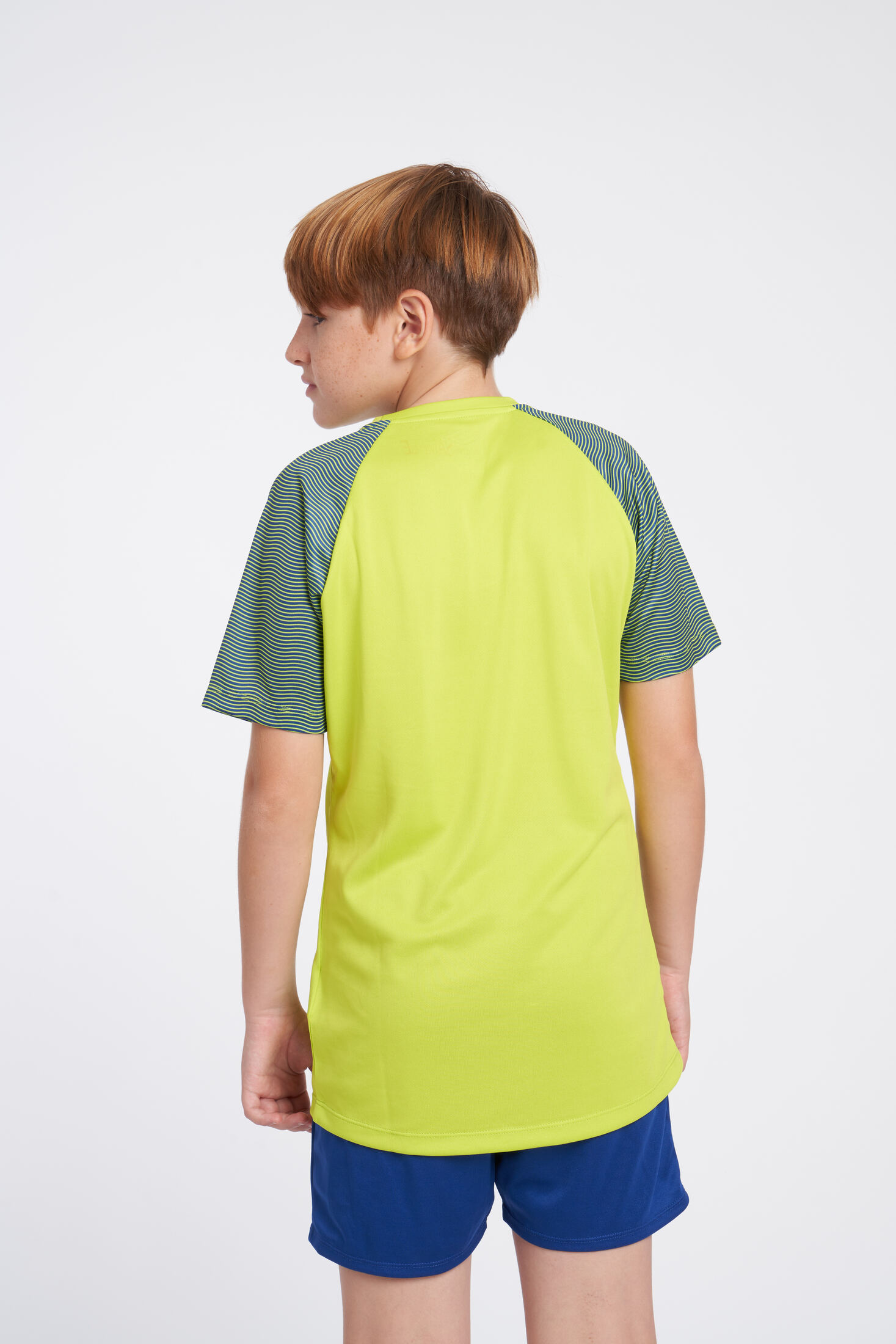 CAMISETA UMBRO SPIRITO JERSEY - JNRLIME PUNCH / WHITE / SODALITE BLUE