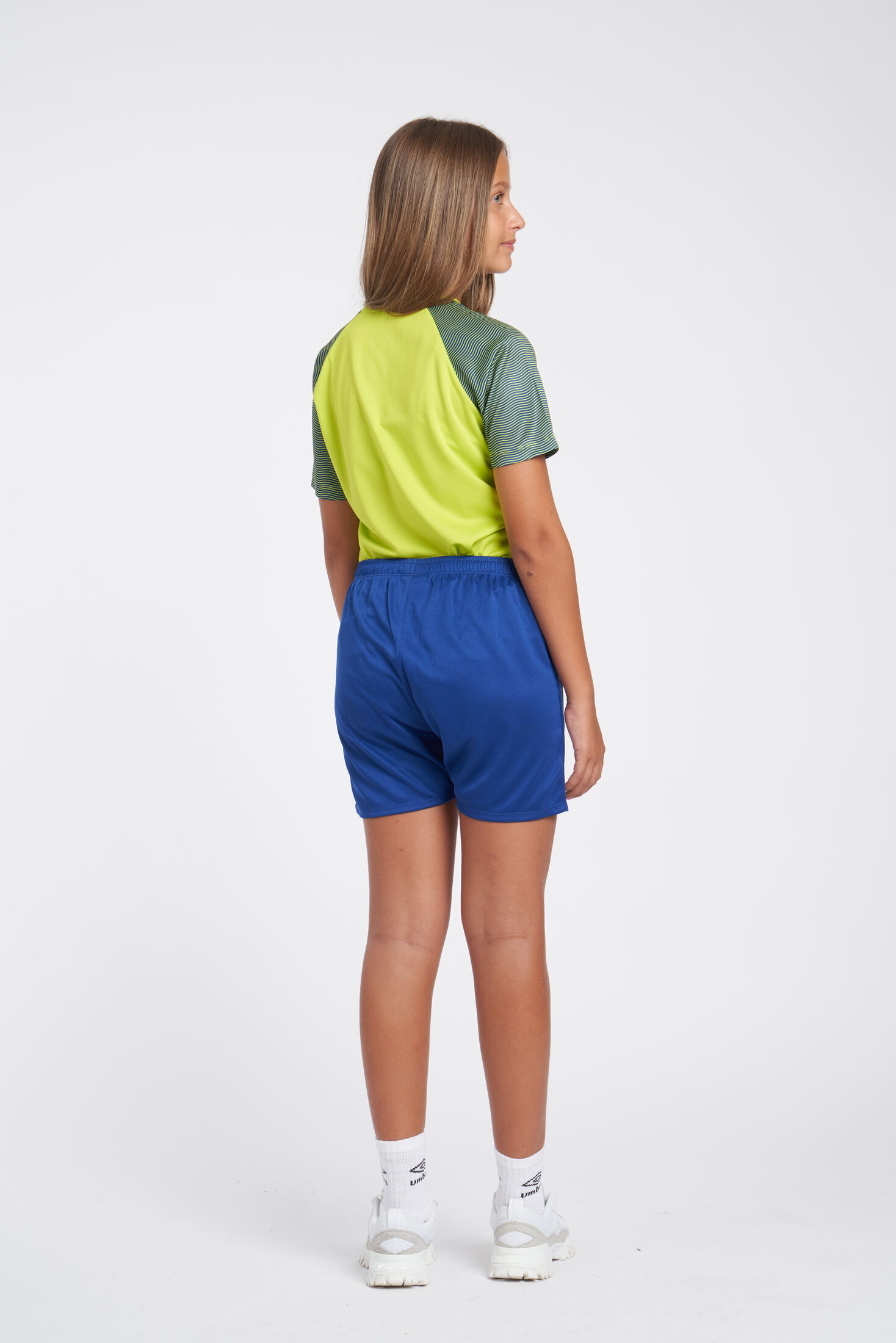 CAMISETA UMBRO SPIRITO JERSEY - JNRLIME PUNCH / WHITE / SODALITE BLUE