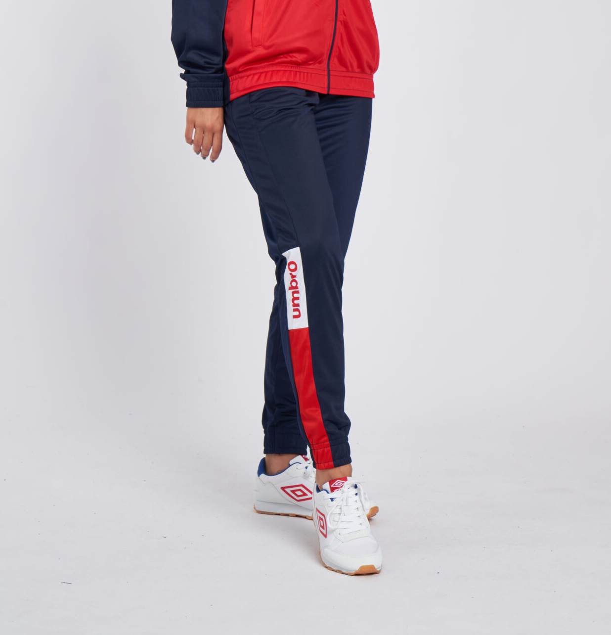 Pantalon Umbro Fw Sportswear Track Pant Dark Navy / Vermillion / Brilliant White