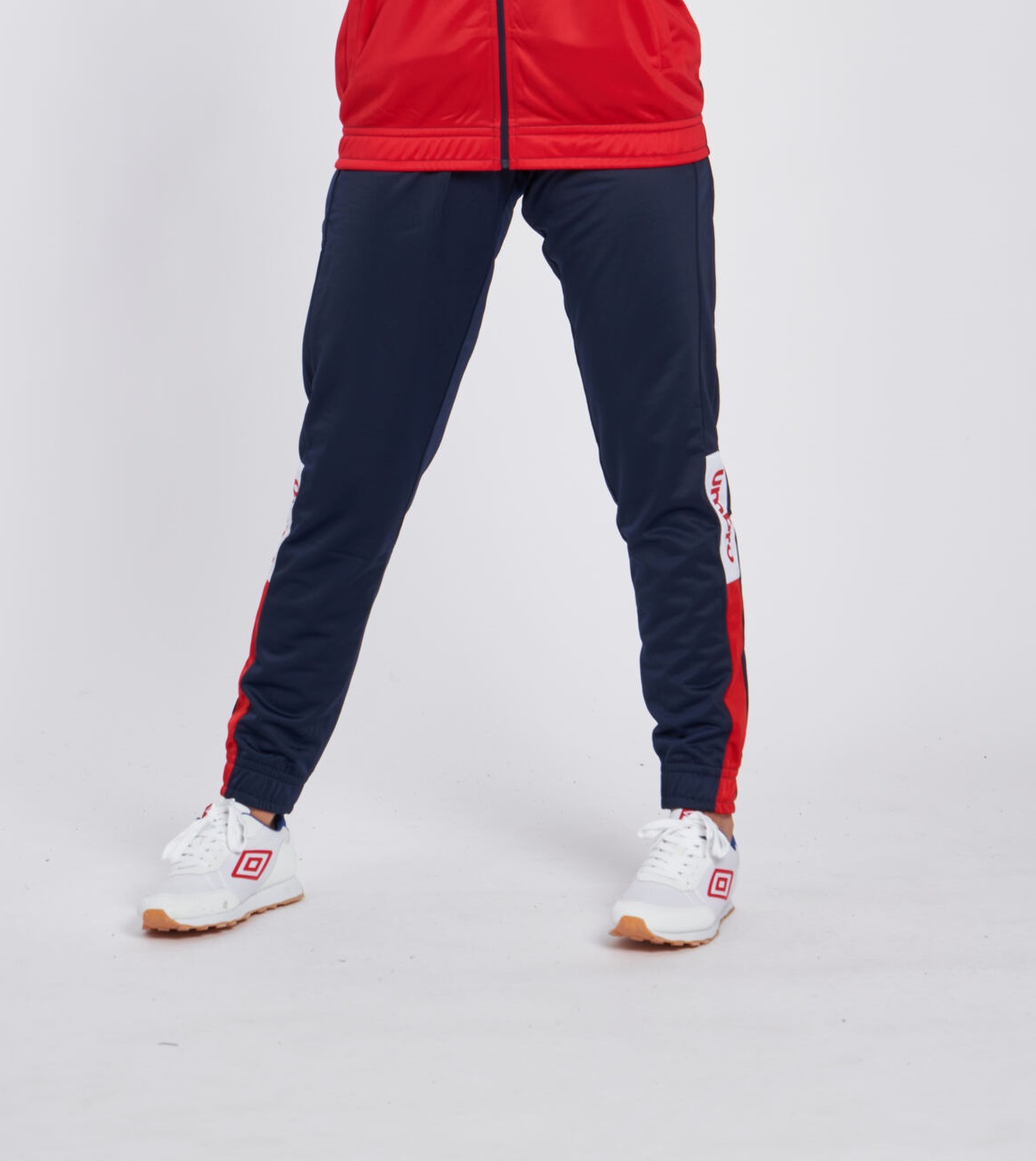 Pantalon Umbro Fw Sportswear Track Pant Dark Navy / Vermillion / Brilliant White