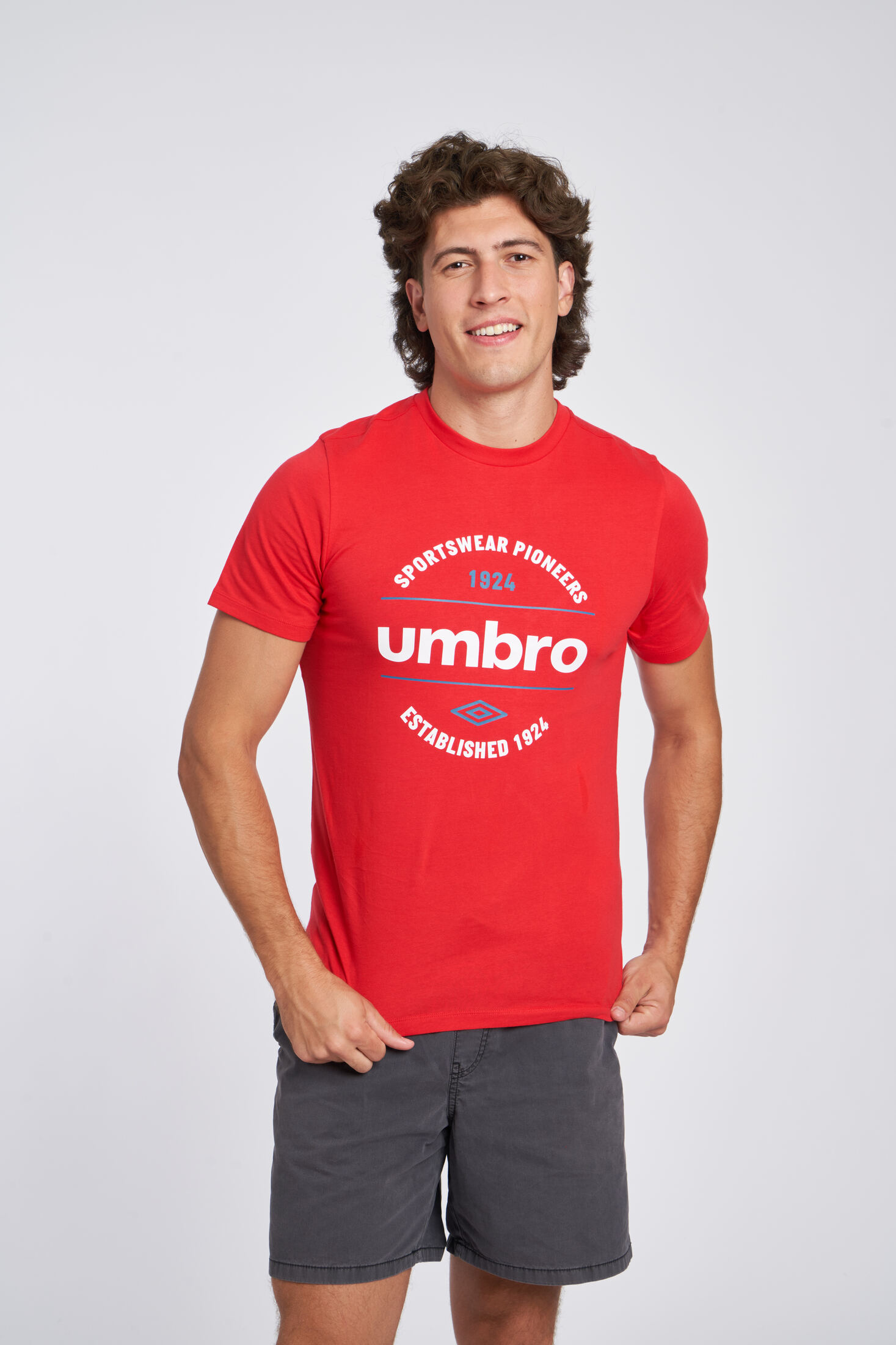Camiseta Umbro Fw Circular Graphic Tee Vermillion