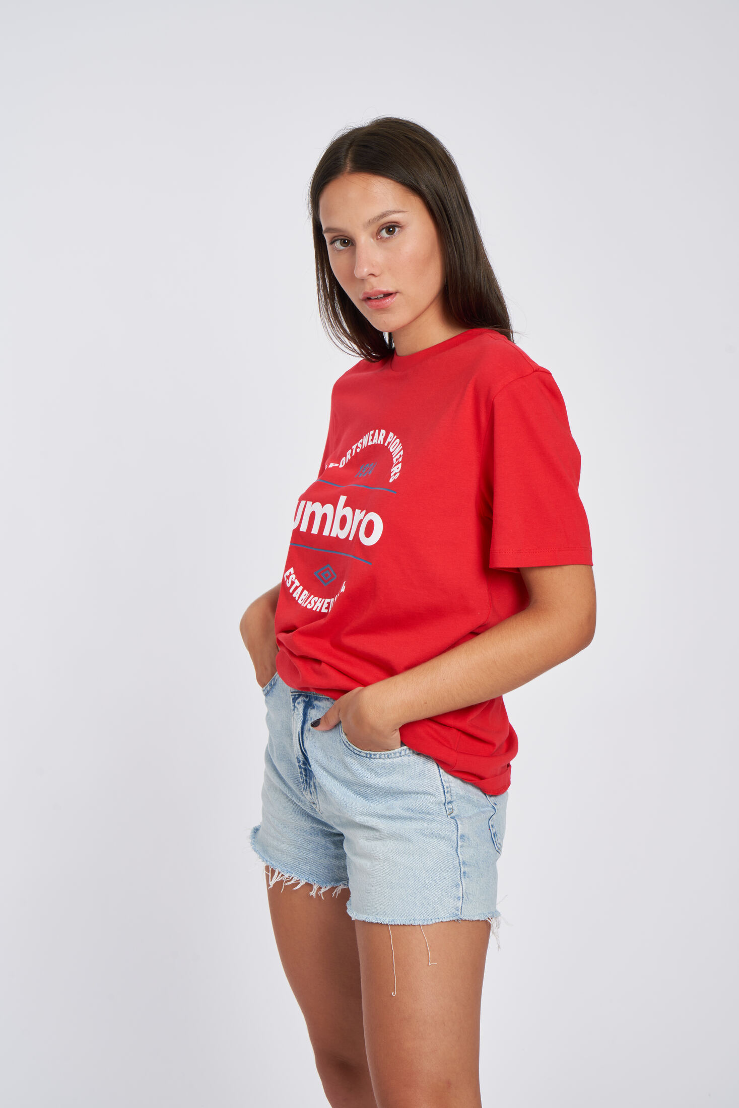 Camiseta Umbro Fw Circular Graphic Tee Vermillion