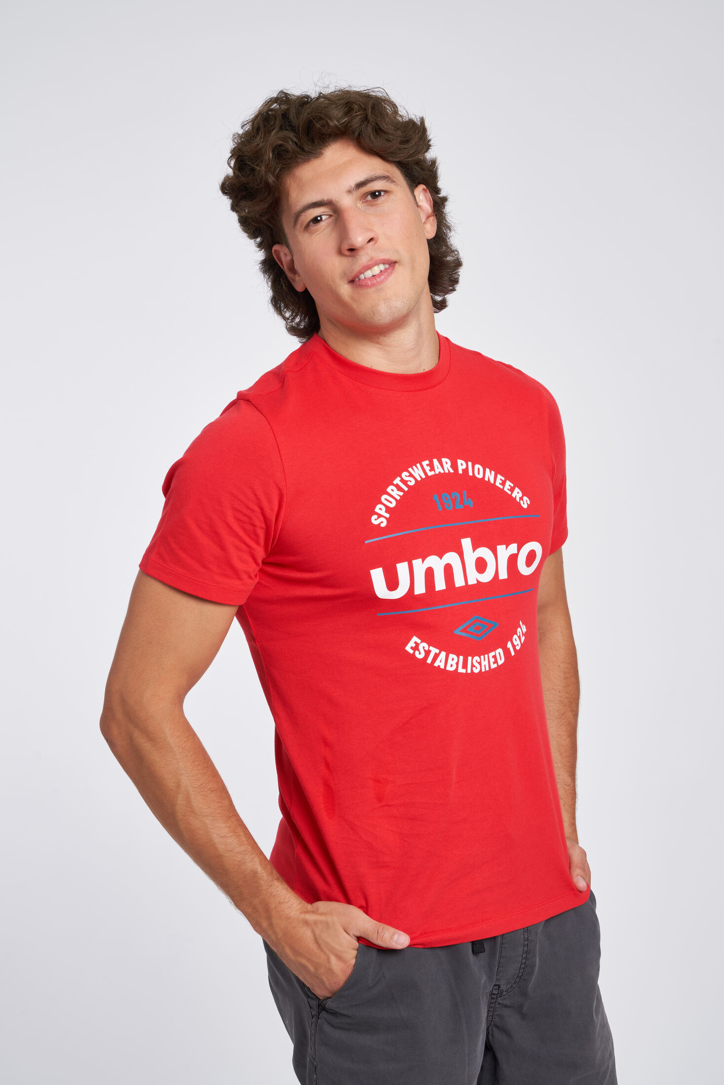 Camiseta Umbro Fw Circular Graphic Tee Vermillion