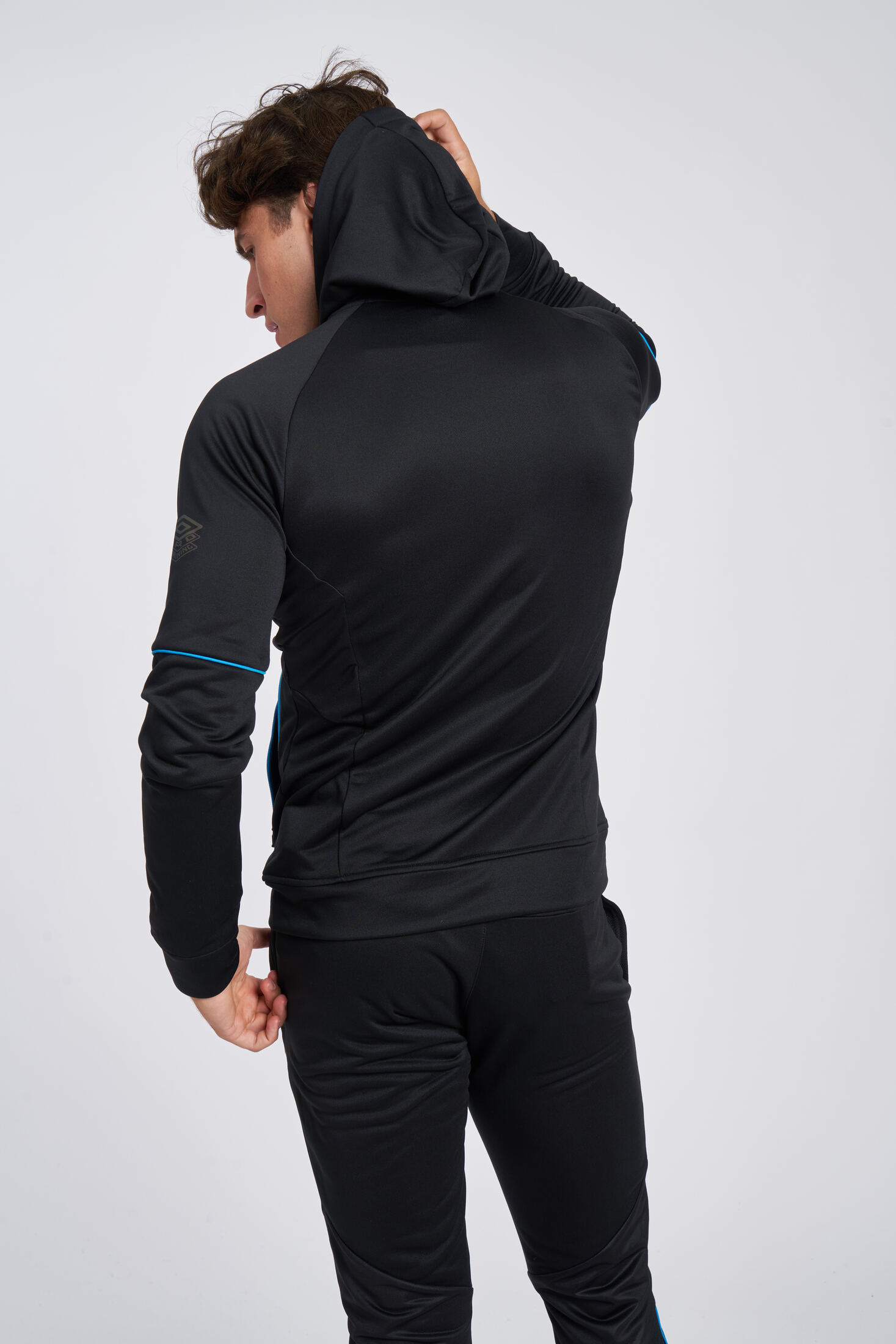 Pantalón Umbro Pro Training Poly Training Poly Pantblack / Malibu blue