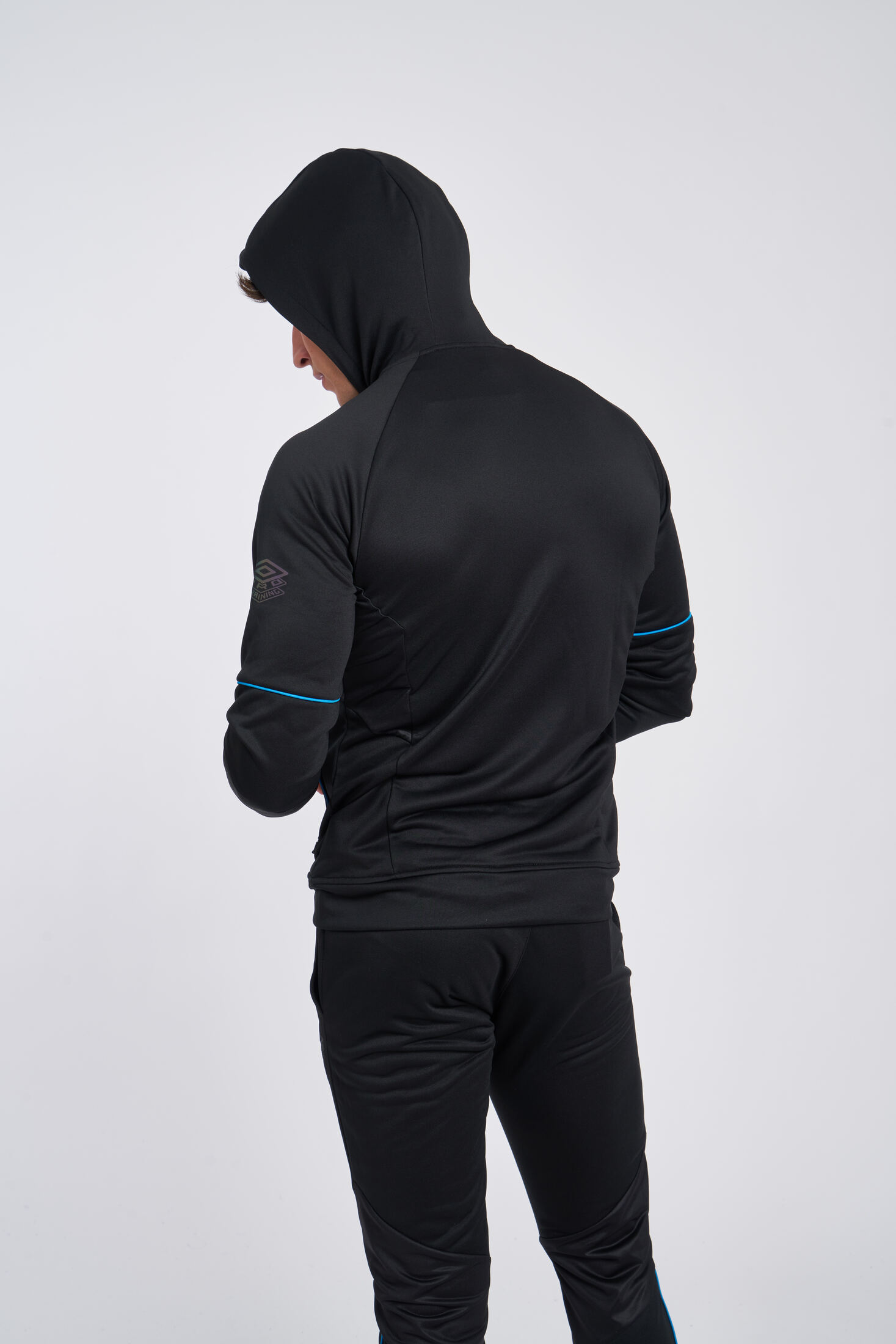 Pantalón Umbro Pro Training Poly Training Poly Pantblack / Malibu blue