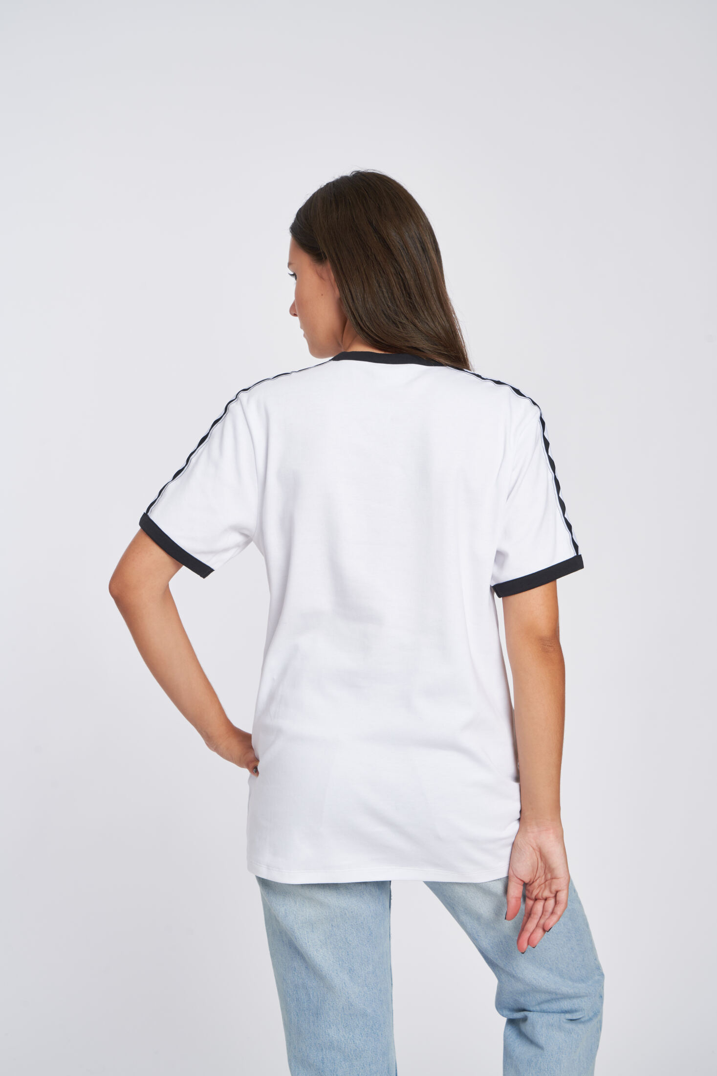 Camiseta Umbro Taped Ringer Tee Brilliant White / Black