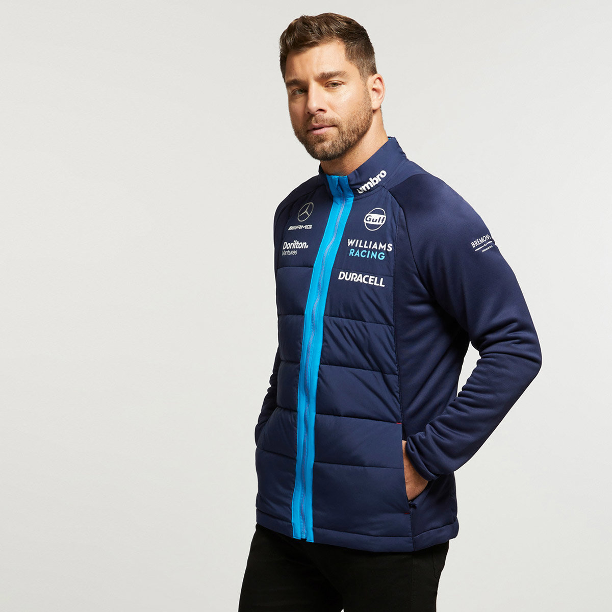 Chaqueta Umbro Williams Racing Thermal Jacket Peacoat / Diva Blue