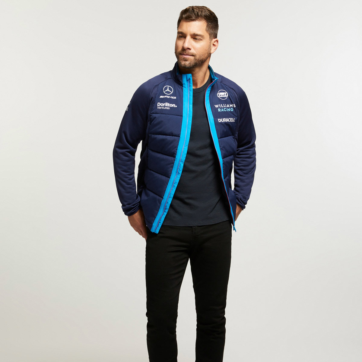 Chaqueta Umbro Williams Racing Thermal Jacket Peacoat / Diva Blue