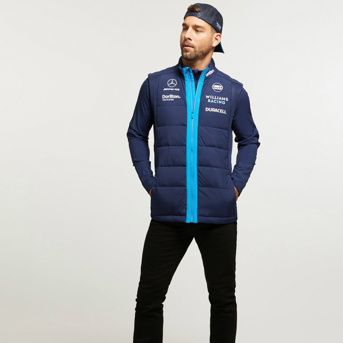 Chaqueta Umbro Williams Racing Gilet Peacoat / Diva Blue