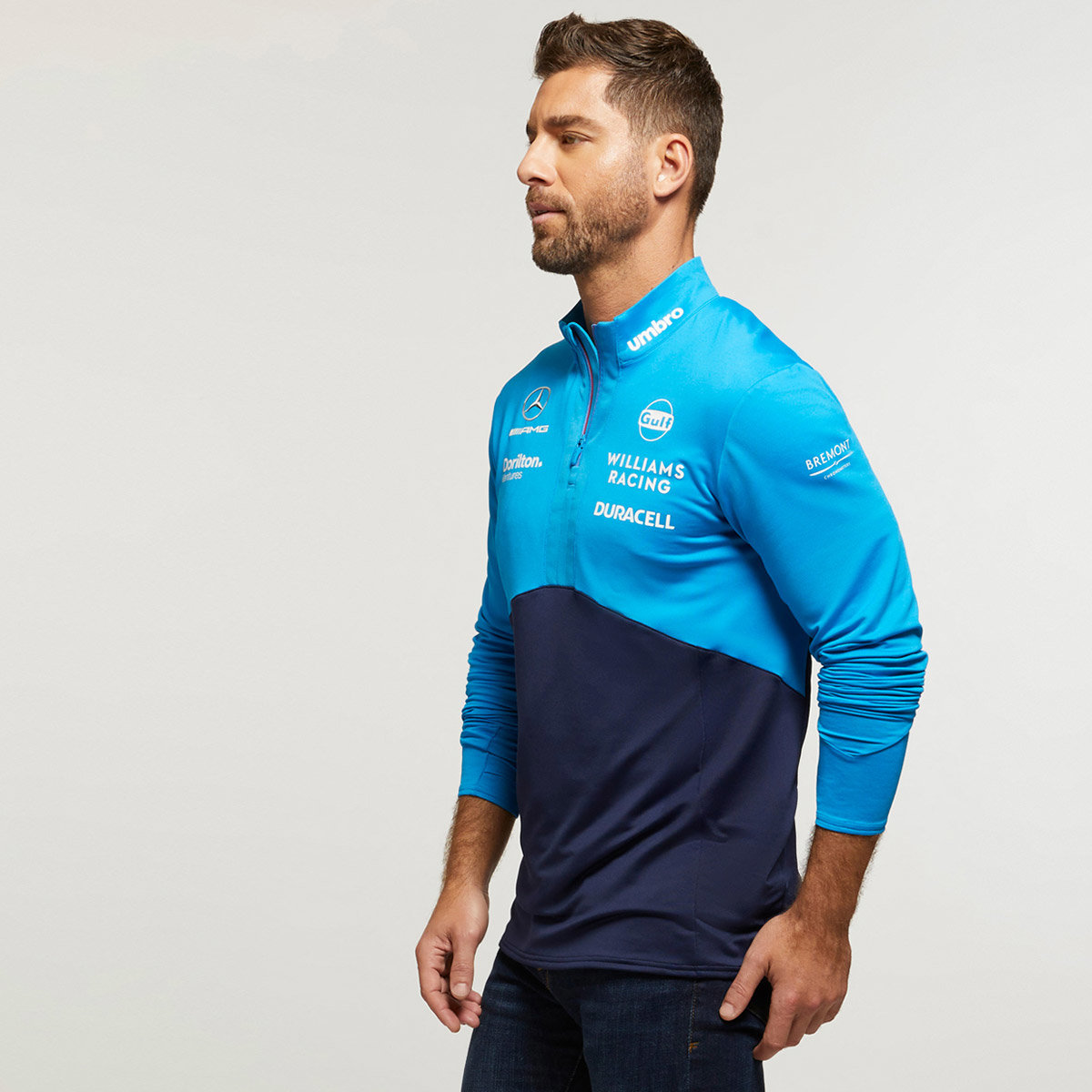 Sudadera Umbro Williams Racing Mid Layer Top Peacoat / Diva Blue