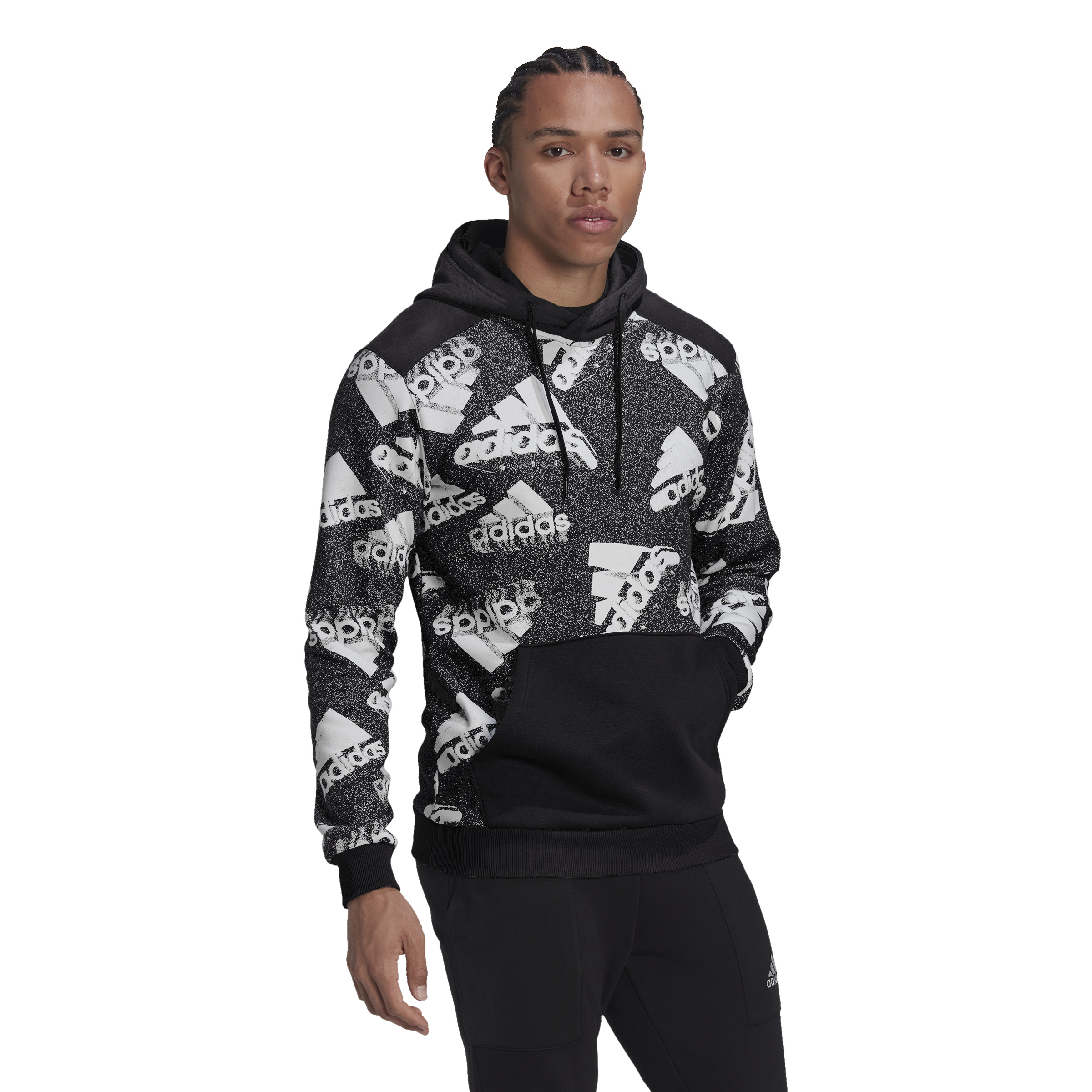 Sudadera Adidas Sportwear Negra