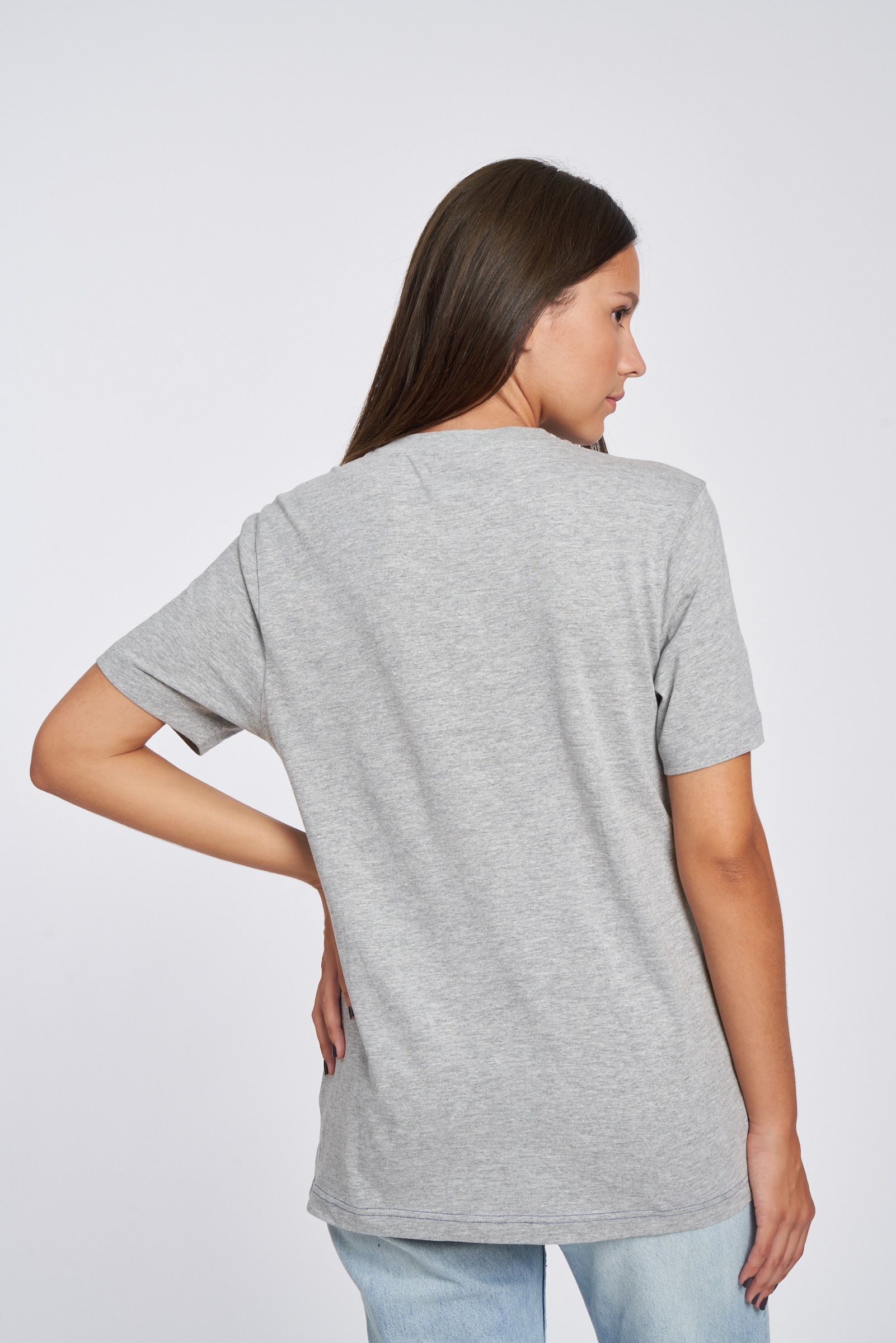 Camiseta Umbro Fw Sportswear T-shirt Grey Marl / Nouvean Navy / Woodland Grey