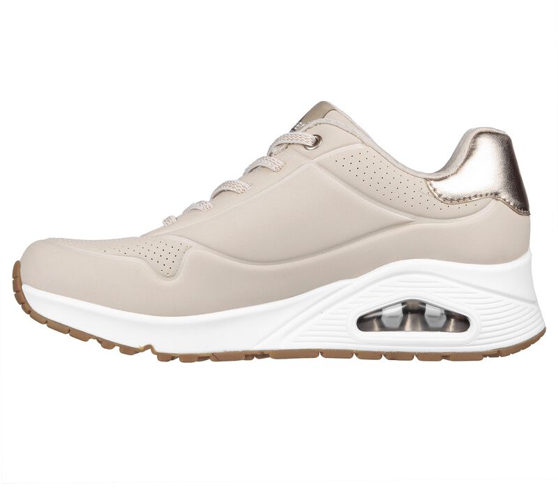 Zapatilla Skechers Uno Shimmer Beige
