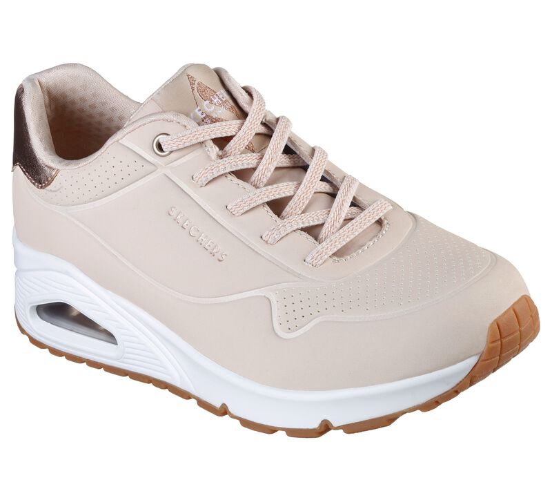 Zapatilla Skechers Uno Shimmer Beige