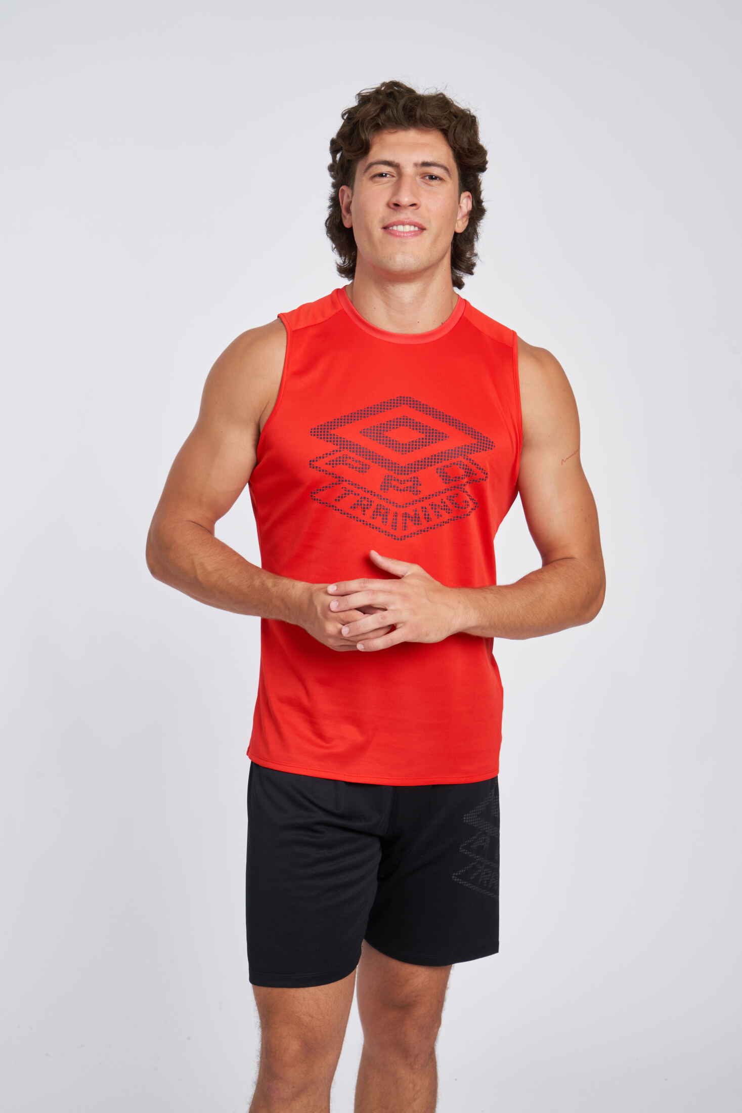 Camiseta Umbro Pro Training Active Vestflame Scarlet