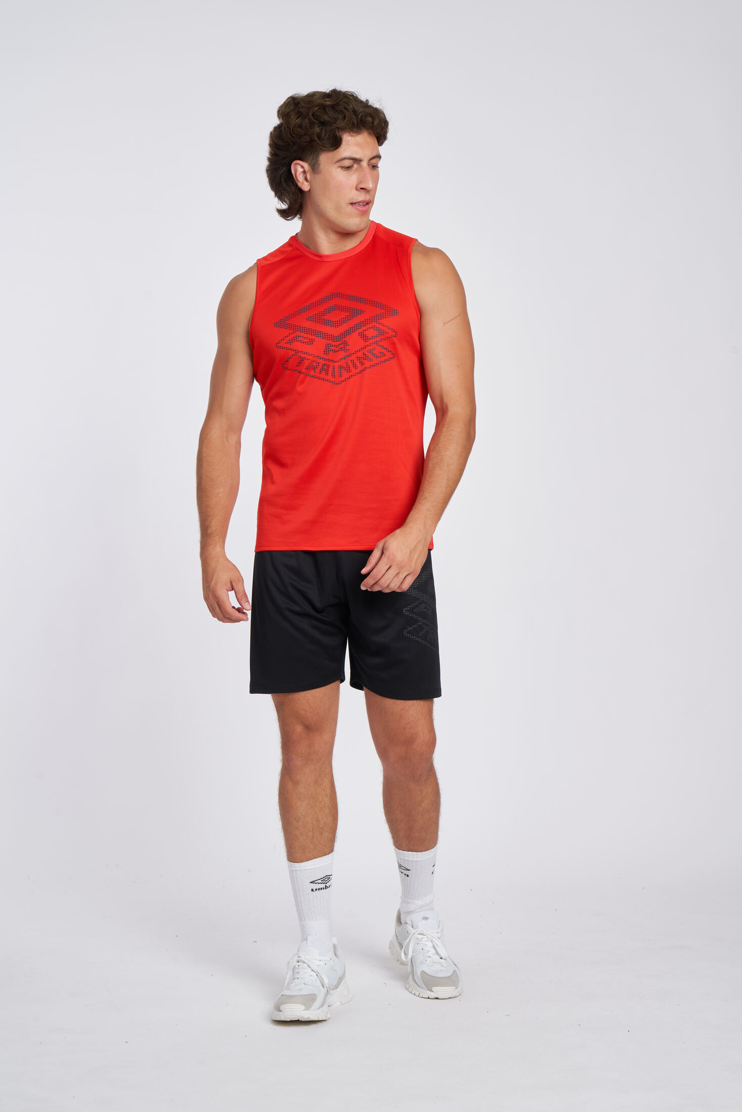 Camiseta Umbro Pro Training Active Vestflame Scarlet