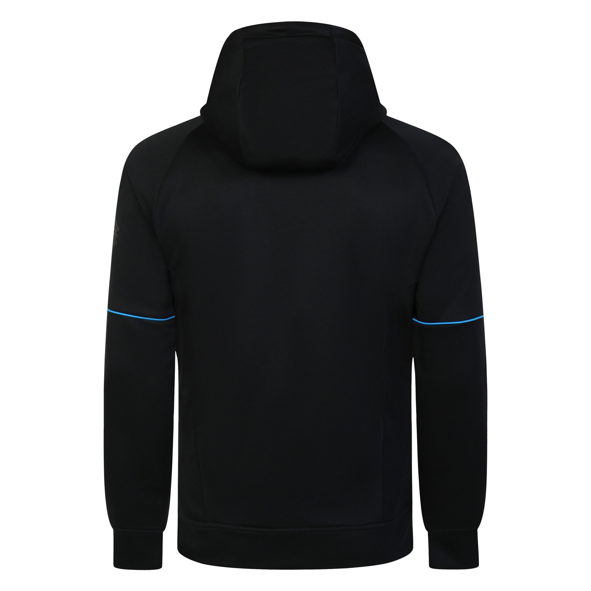 Chaqueta Umbro Pro Training FZ Hoodie Black / Malibu Blue