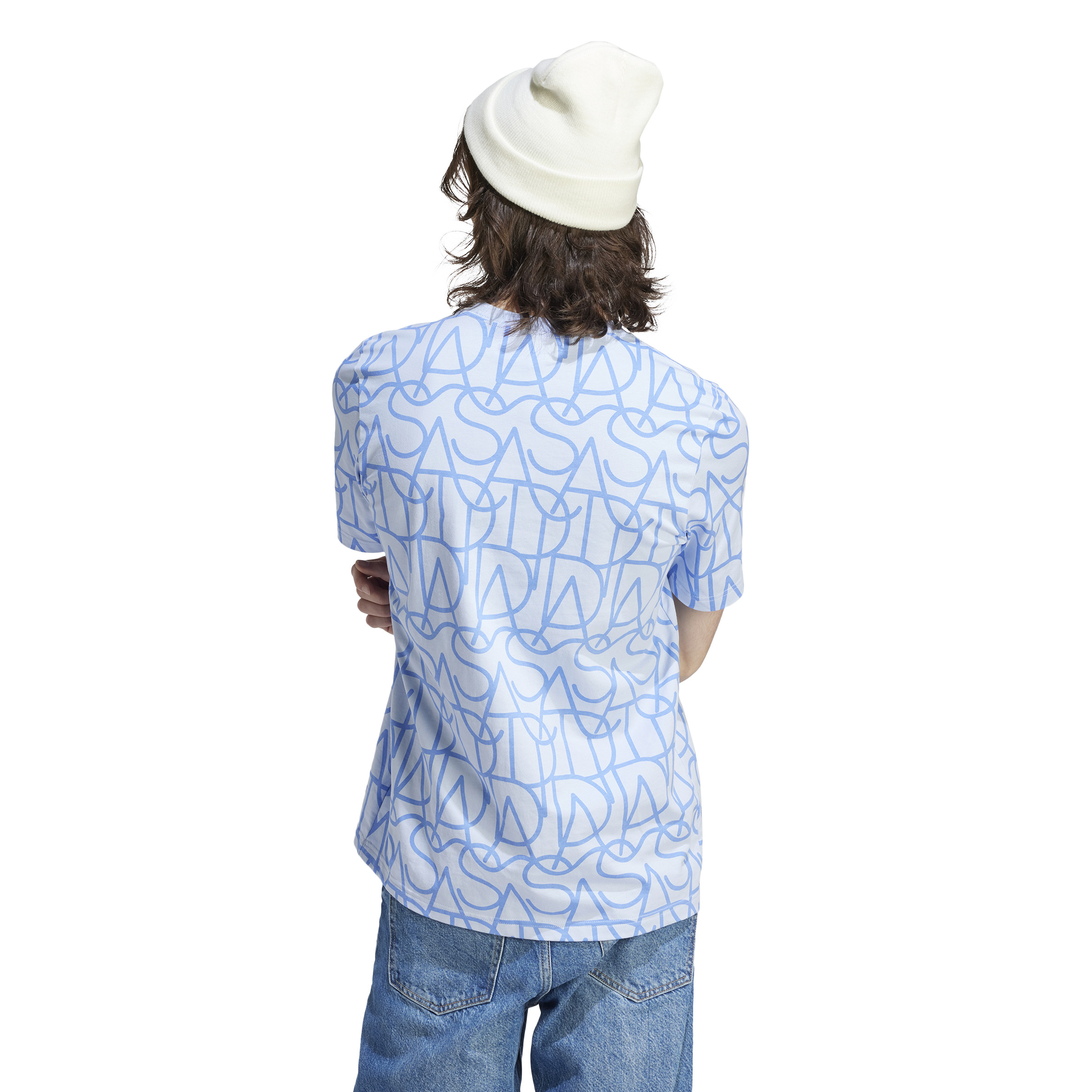 Camiseta Adidas Script Azul