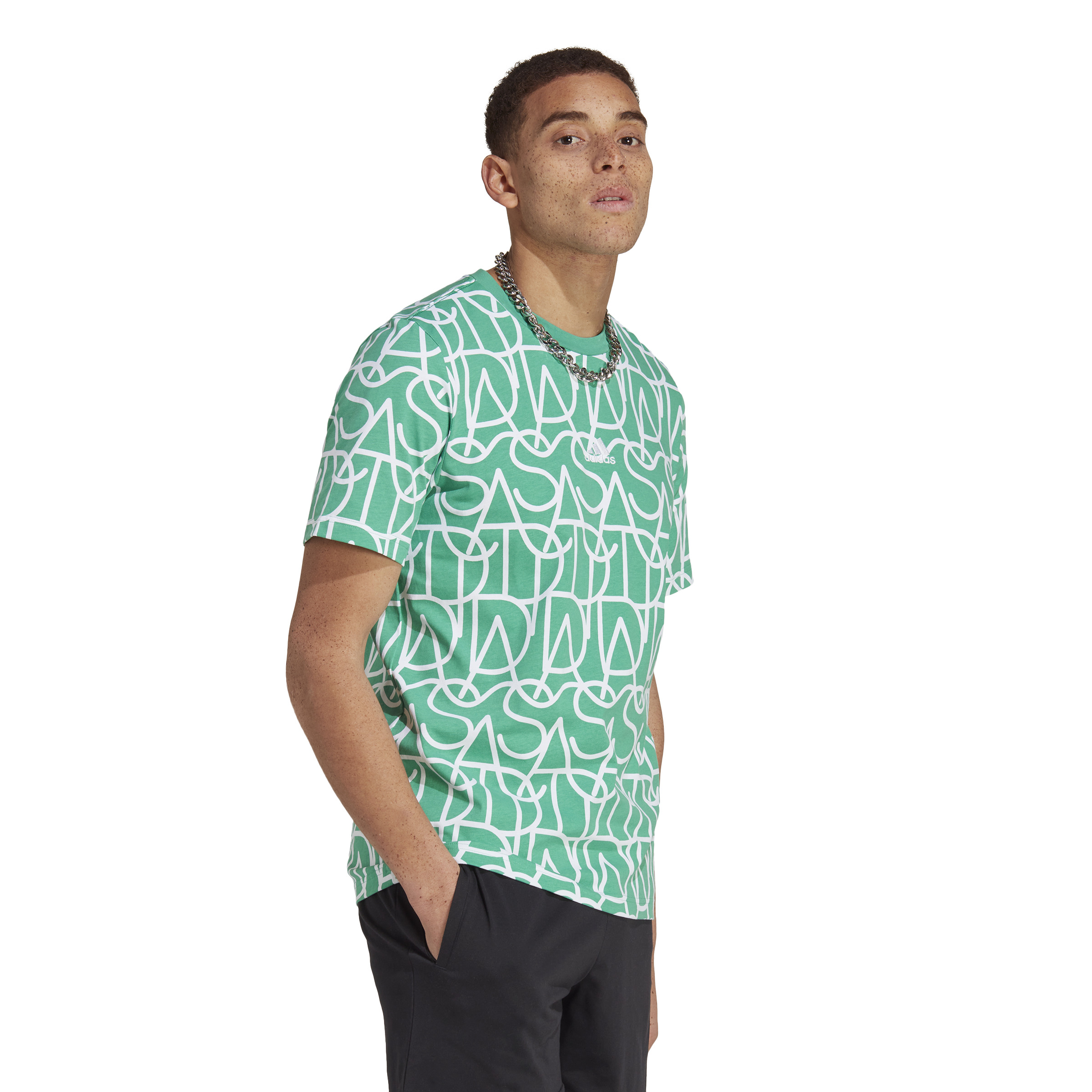 Camiseta Adidas Script Azul