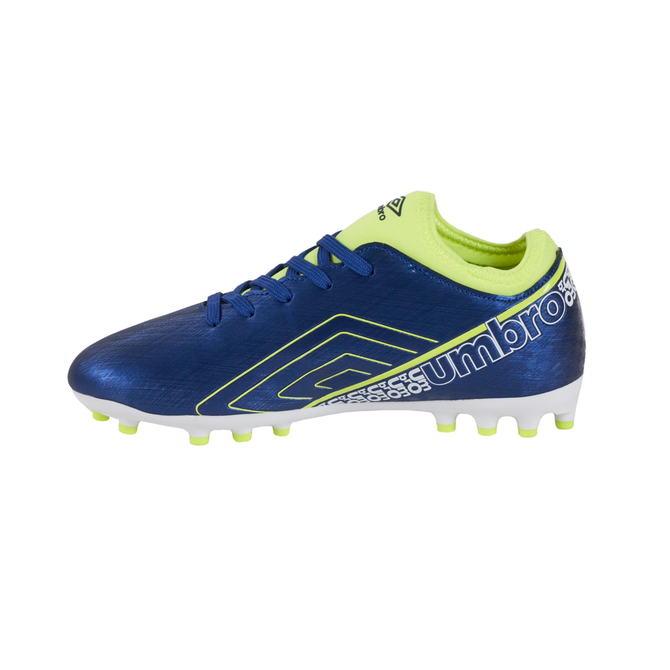 Bota de Fútbol Umbro Spirito Ag-Jnrsodalite Blue / Lime Punch / White