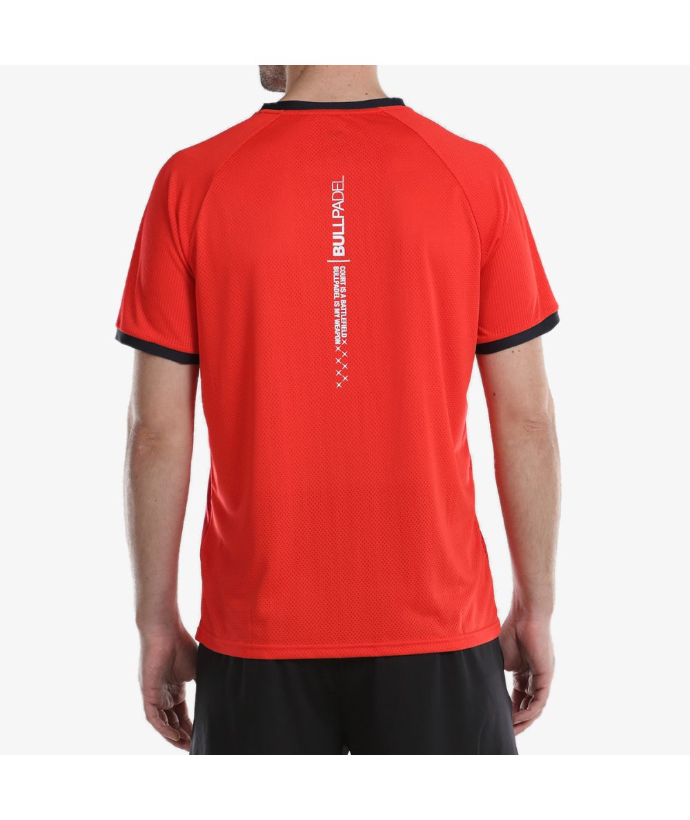 Camiseta Bullpadel Actua Roja