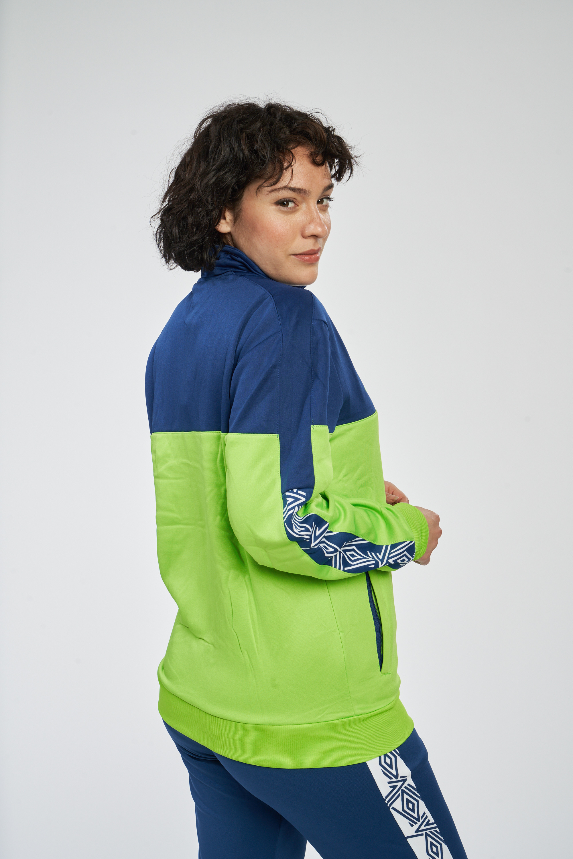 Chaqueta Umbro Nyassa Verde / Azul Marino