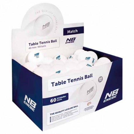 Pelota Ping Pong Enebe Match 60 Unidades