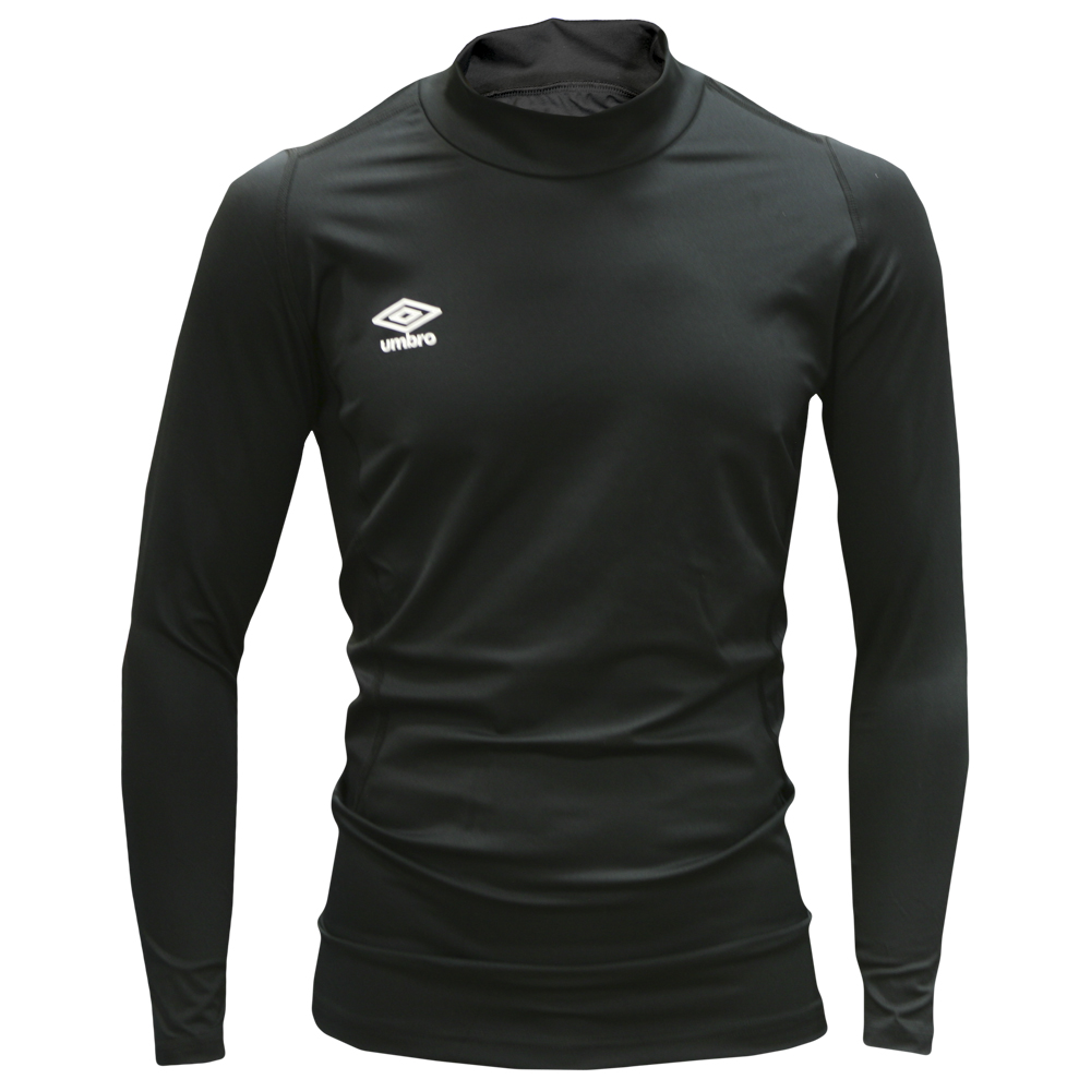 Camiseta Térmica Deportiva Cuello Alto Core Crew Negra 62538U-060
