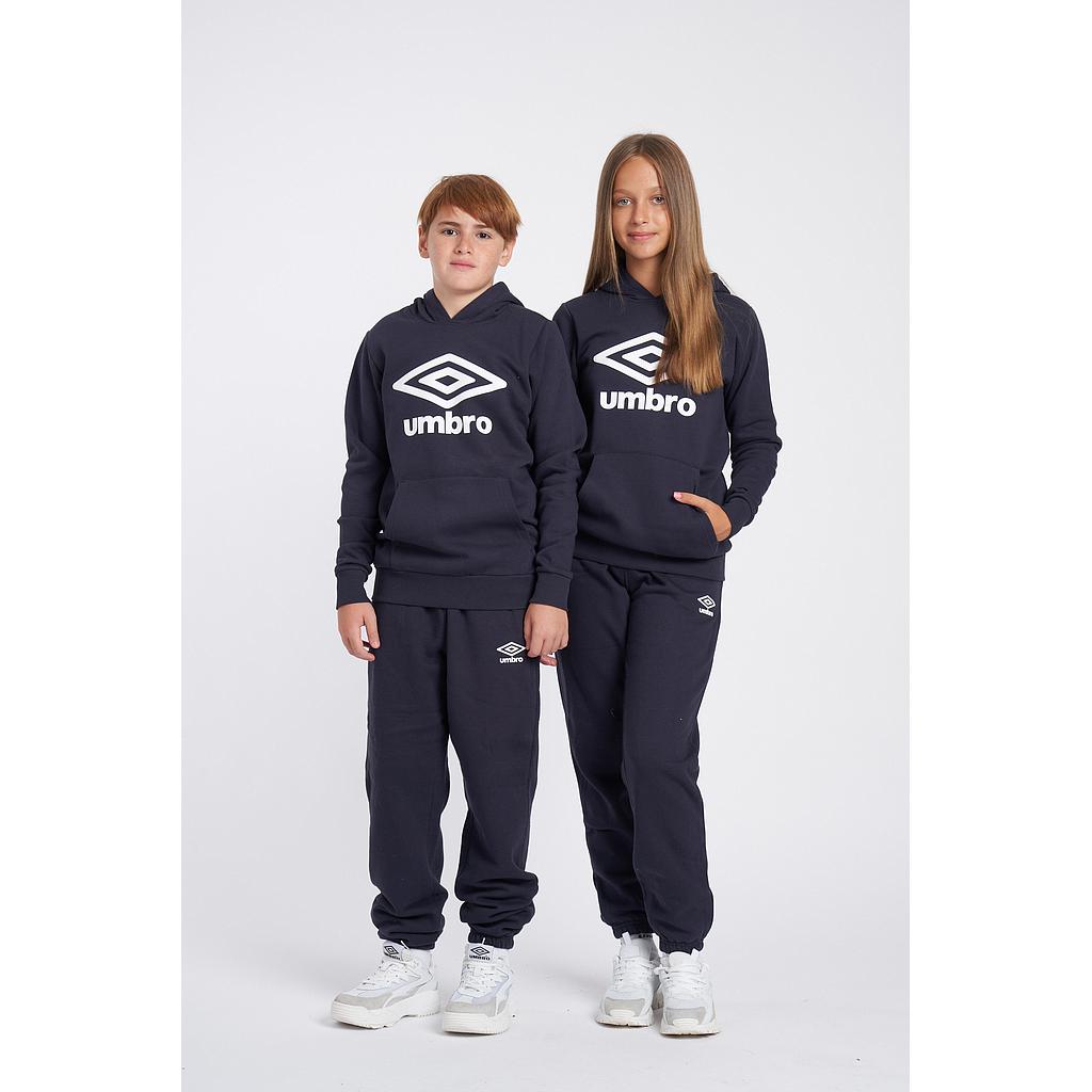 FLEECE LARGE LOGO OH HOODY JUNIOR DARK NAVY / WHITE
