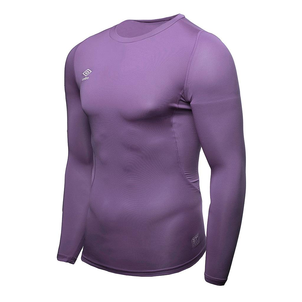Camiseta Térmica Umbro Core LS Morada Adulto