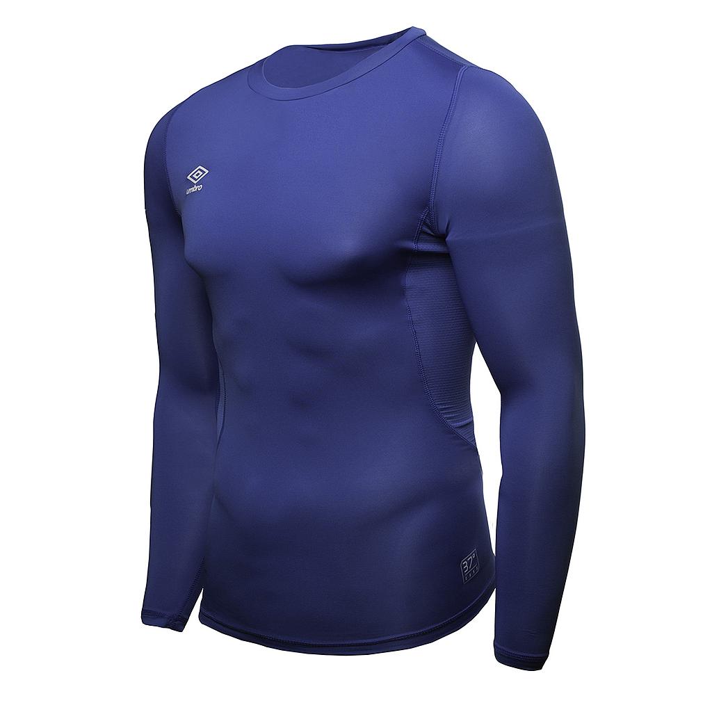 Camiseta Térmica Umbro Core LS Azul Junior