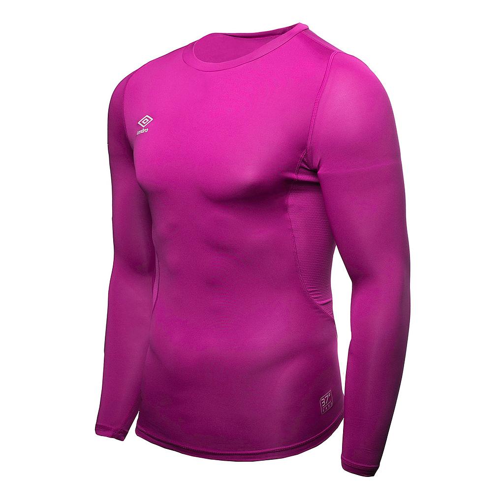 Camiseta Térmica Umbro Core LS Magenta Junior