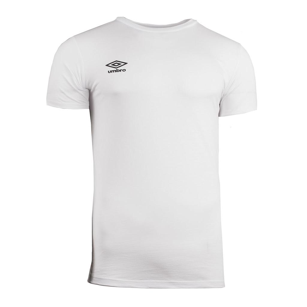 Camiseta Umbro Small Logo Tee Junior White / Black